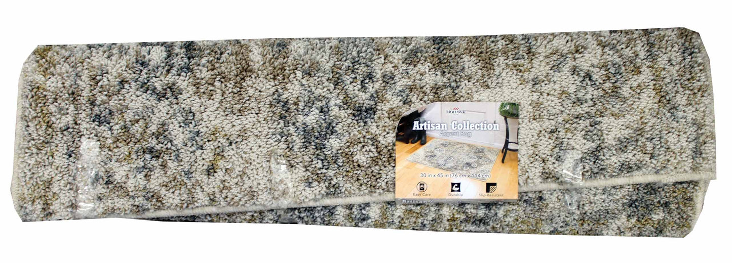 Mohawk Home Artisan Collection Fia Neutral Accent Rug 30x45 Inch