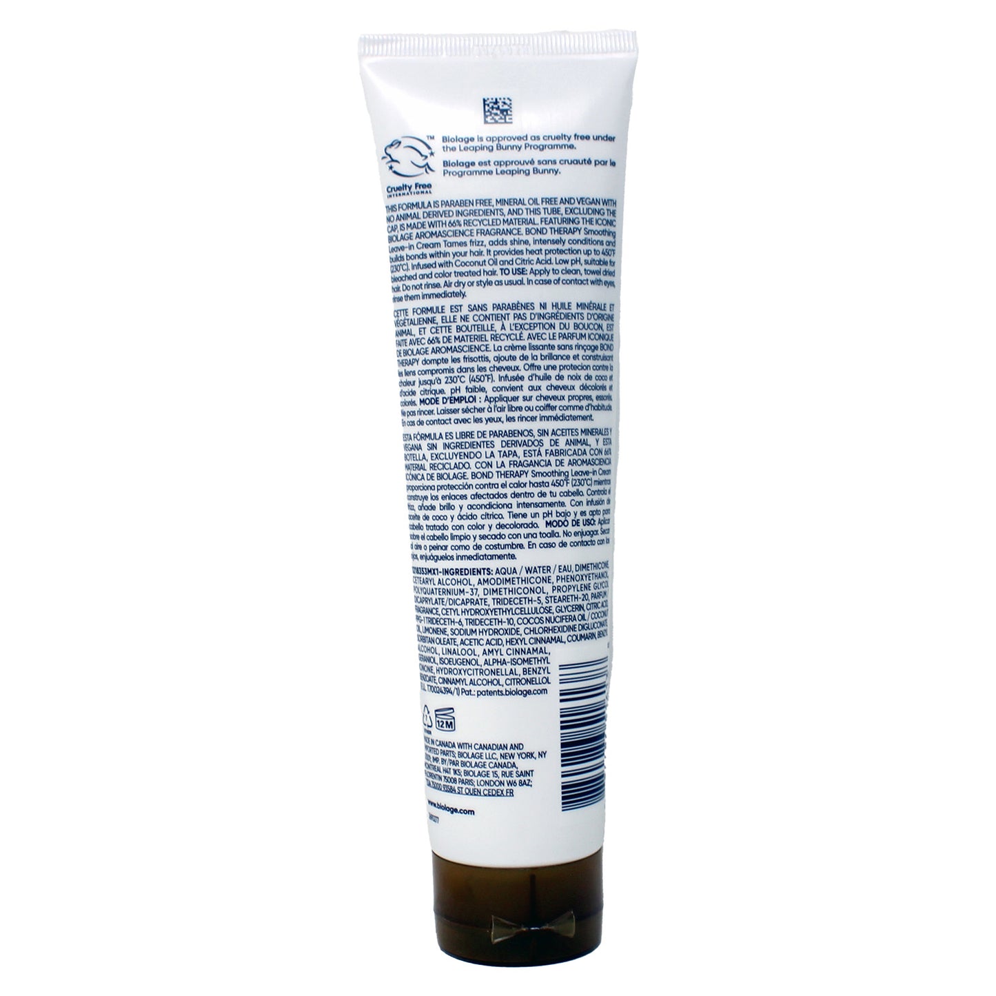 Biolage Bond Therapy Smoothing Leave-In Cream 5.10 Fluid Ounces