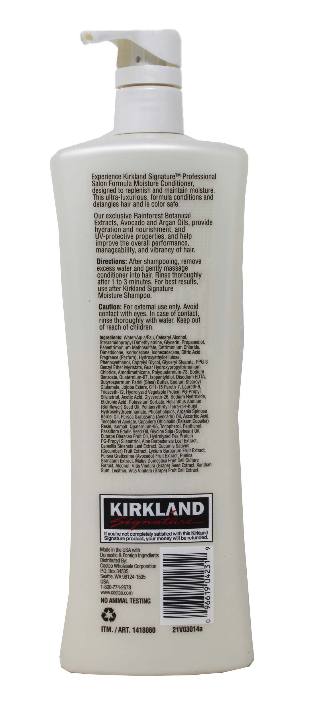 Kirkland Signature Moisture Conditioner 33.8 Ounce