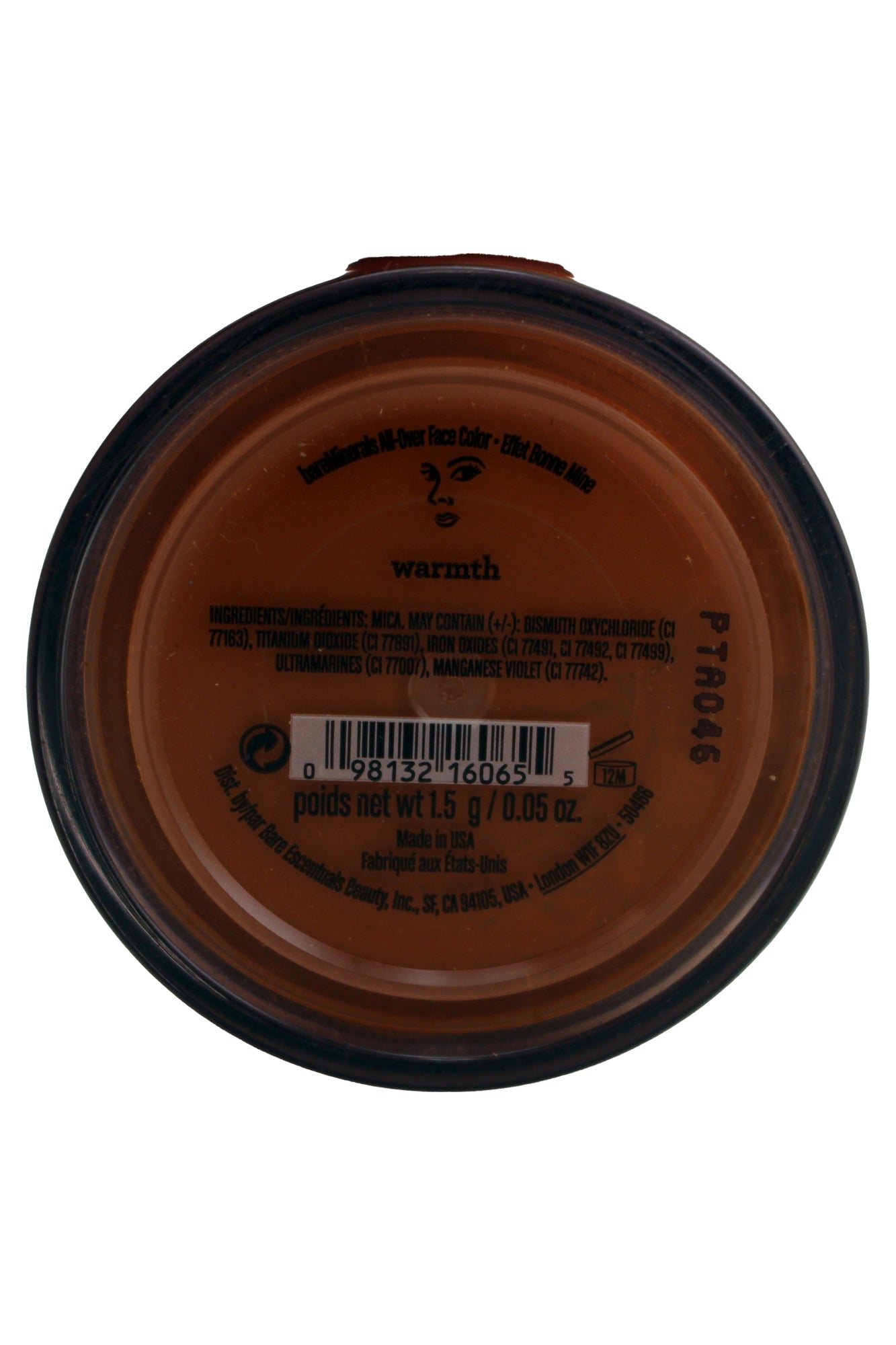 Bare Minerals All Over Face Color Powder Warmth 0.05 Ounce