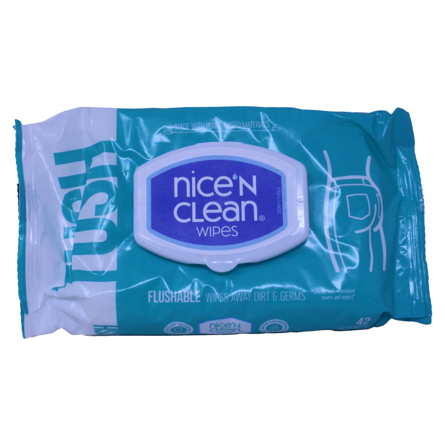 Nice N Clean Antibacterial Hand Wipes, 7 Packs, 42 Wipes Each