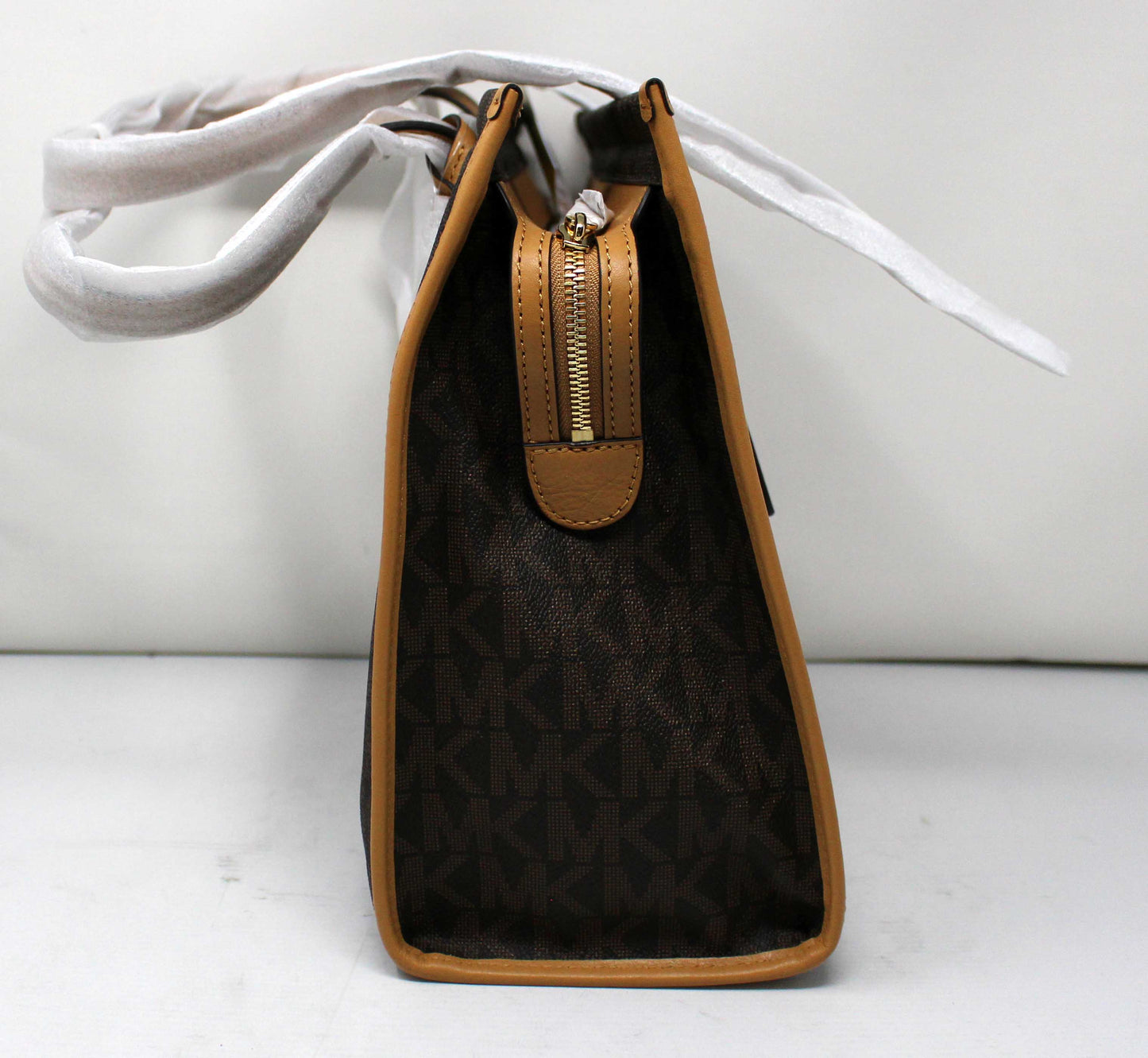 Michael Kors Darien Medium Leather Tote Brown/Peanut
