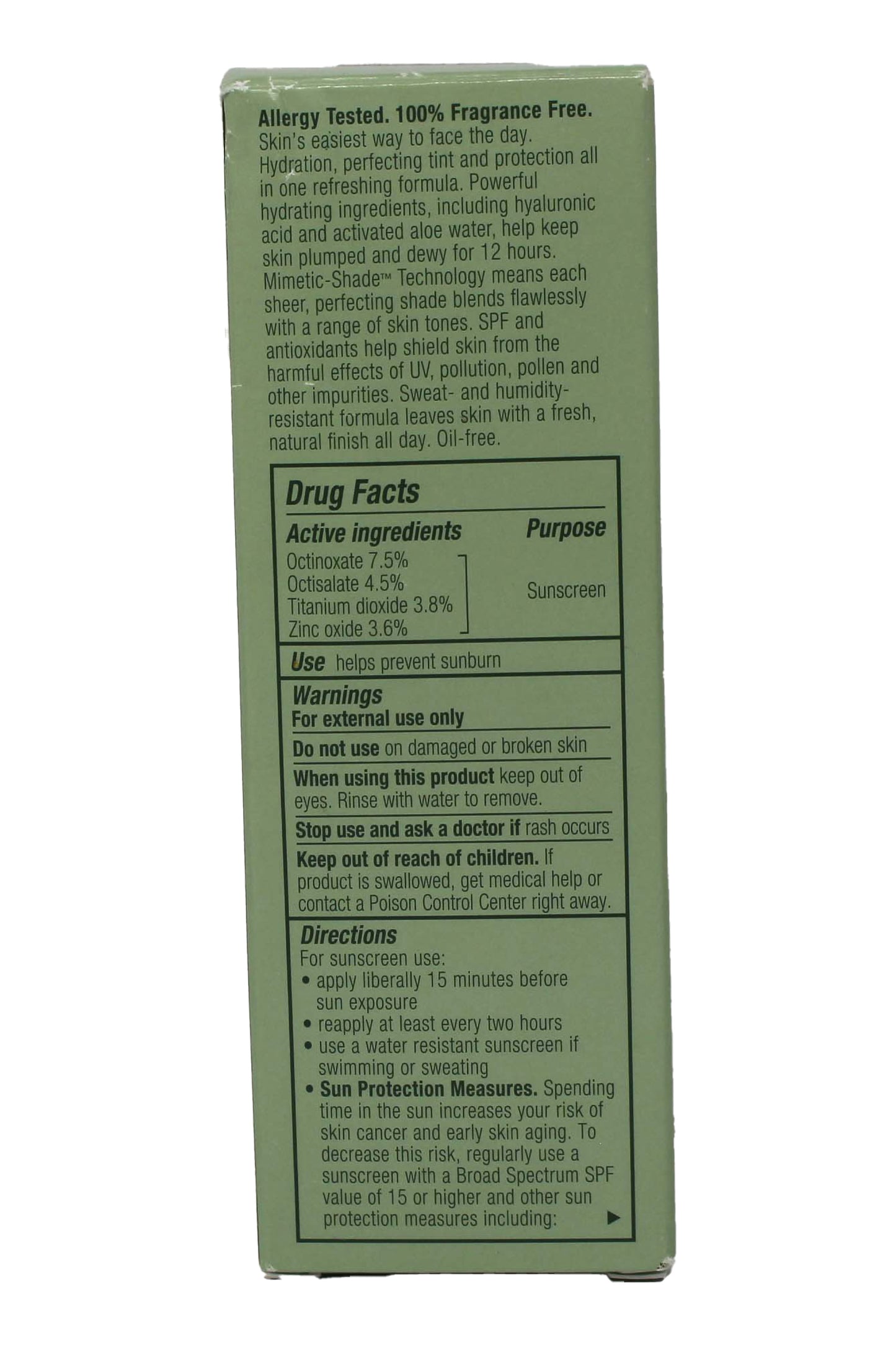 Clinique Moisture Surge Sheertint Hydrator Broad Spectrum SPF 25 Deep