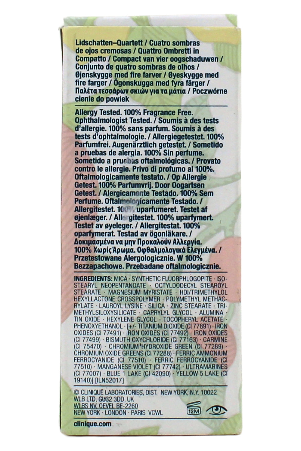 Clinique All About Shadow Quad - Teddy Bear 0.05 Ounce