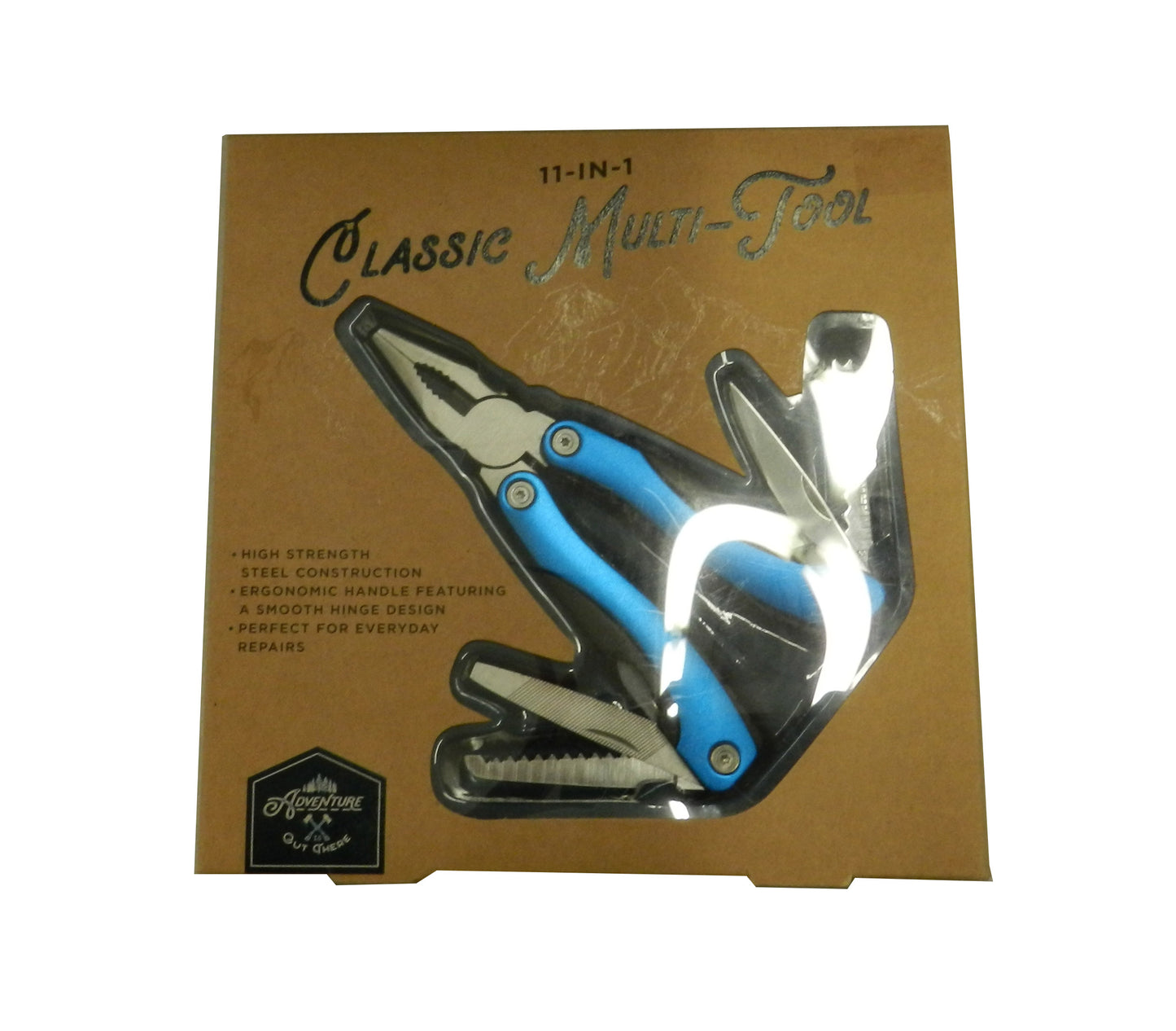 Adventure Is Out There Stainless Steel 11-In-1 Classic Multi-Tool
