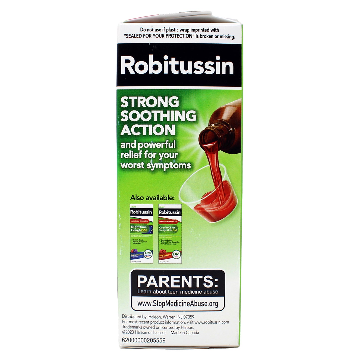 Robitussin Max Strength Severe Multi-Symptom Cough + Cold + Flu, Raspberry 4 OZ