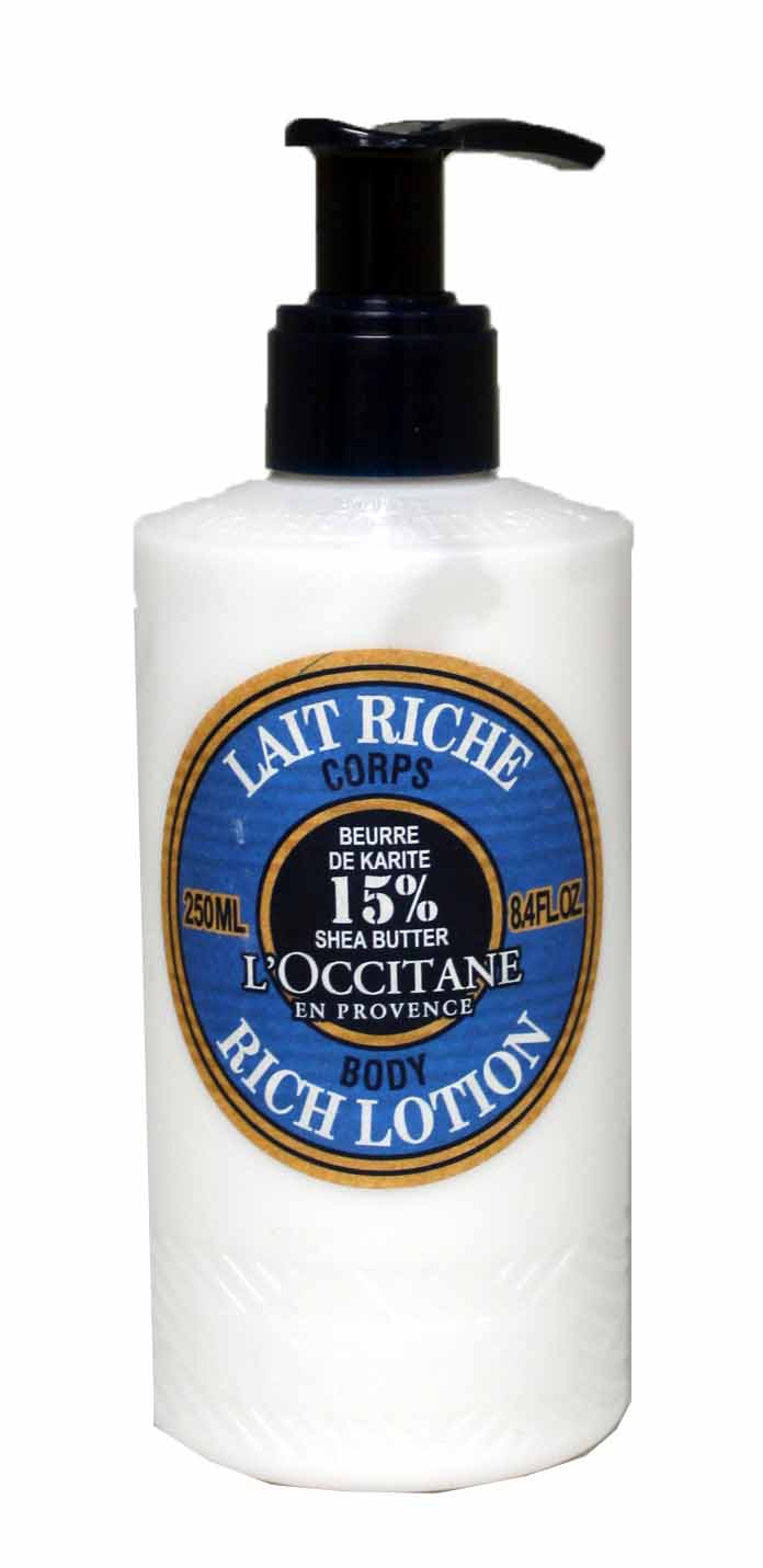 L'Occitane Shea Butter Rich Body Lotion 8.4 Ounce