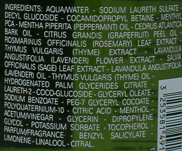 L'Occitane Revitalizing Fresh Shampoo for Daily Use 10.1 Ounce