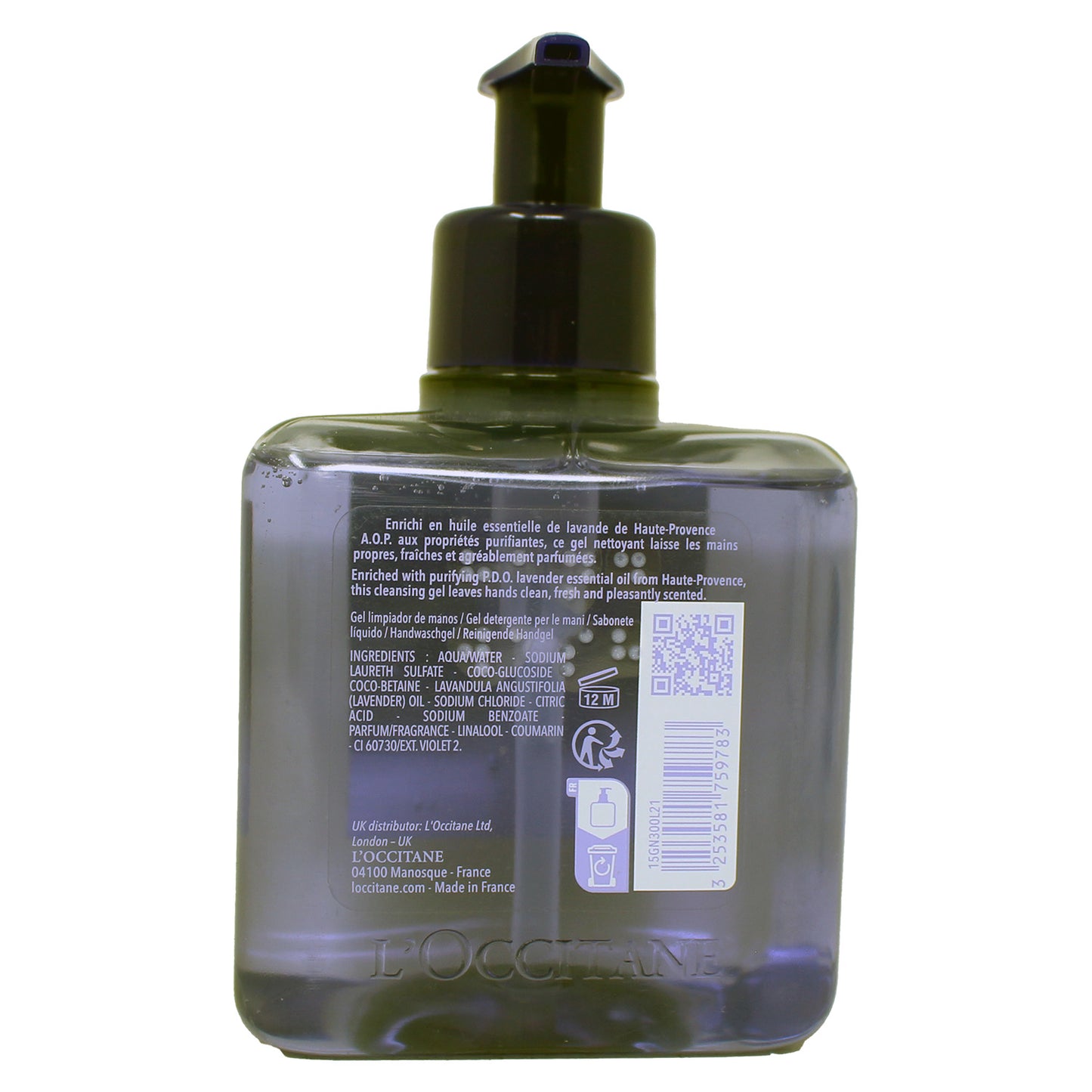 L'Occitane Lavender Hand Wash, 10.1 fl. oz.