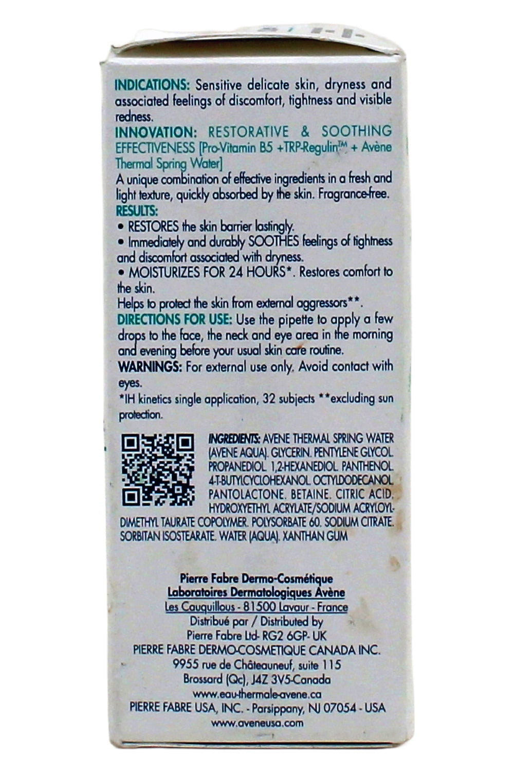 Avene Cicalfate+ Skin Restorative Serum for Sensitive Skin, 1 Fl Ounce