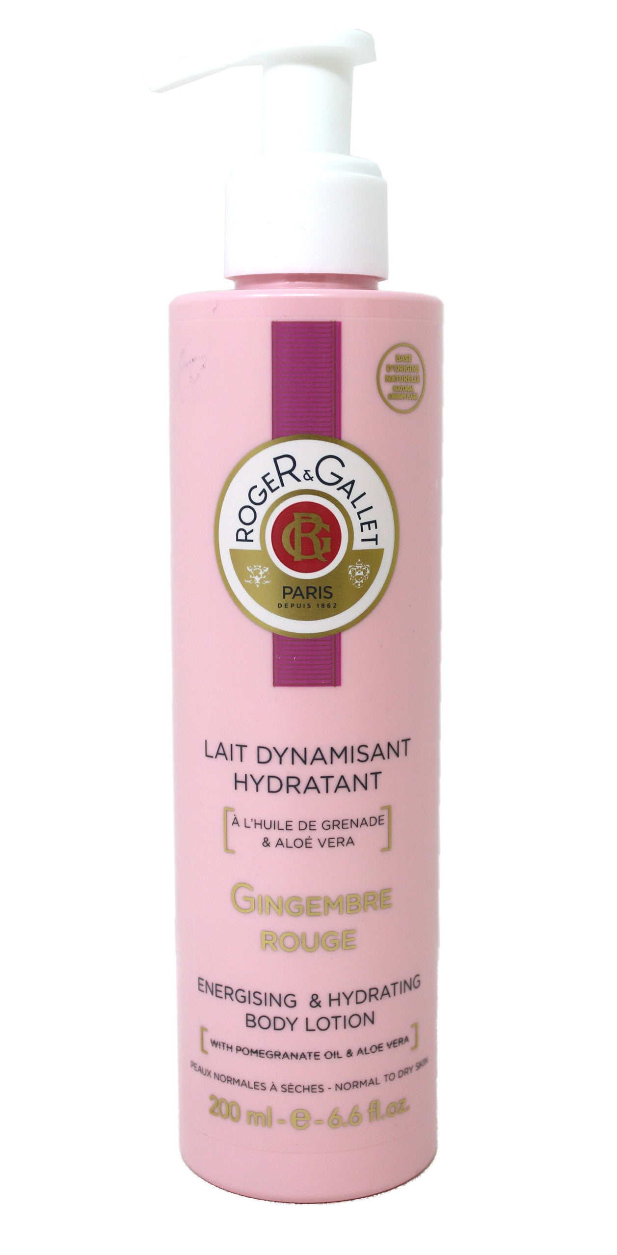 Roger & Gallet Gingembre Rouge Scented Body Lotion 6.6 Ounces