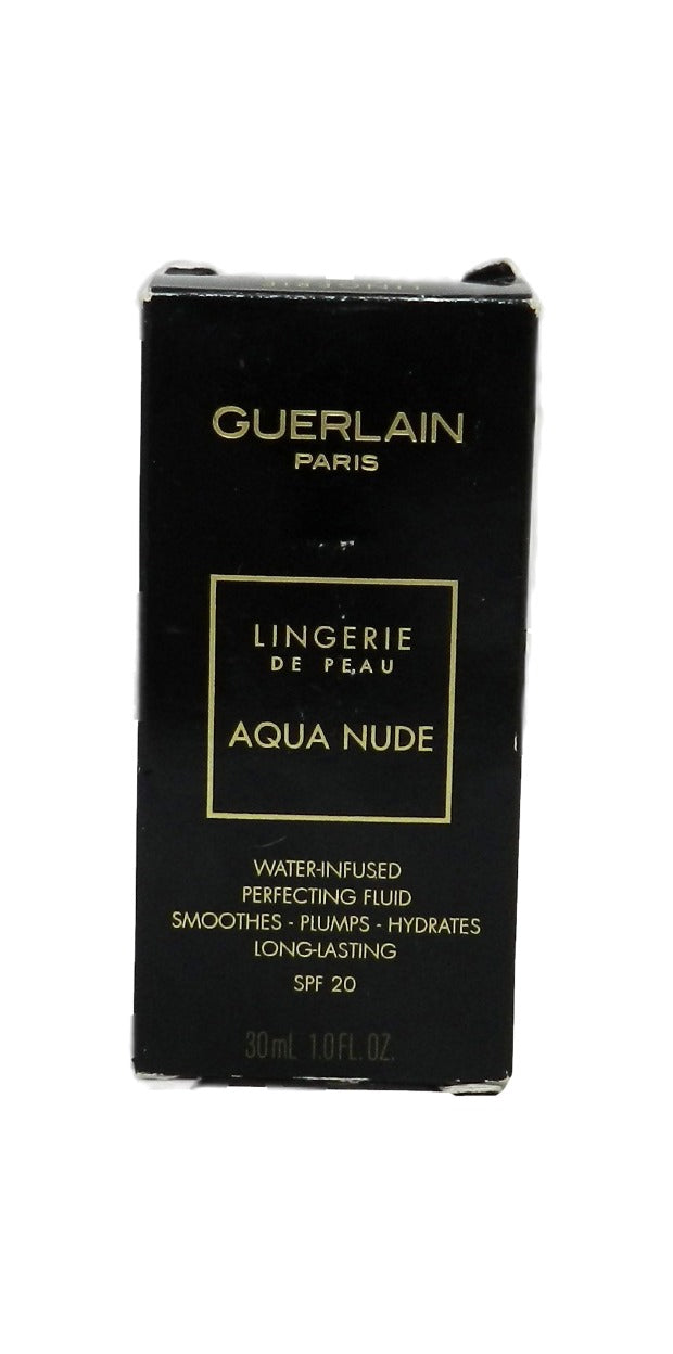 Guerlain Lingerie De Peau Aqua Nude Water Infused Perfecting Fluid 03 Natural SPF 20 1.0 Ounce
