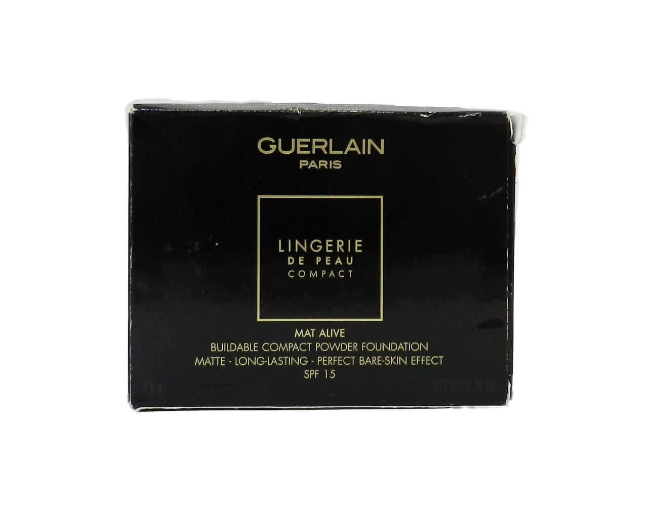 Guerlain Lingerie De Peau Compact Mat Alive Powder Foundation 01NVeryLight .29Oz