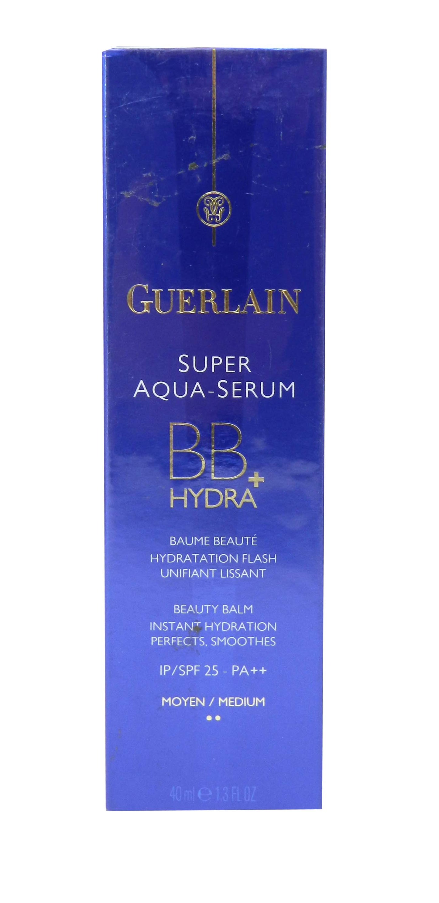 Guerlain Super Aqua-Serum SPF 25 Instant Hydration Beauty Balm Medium 1.3 Ounces