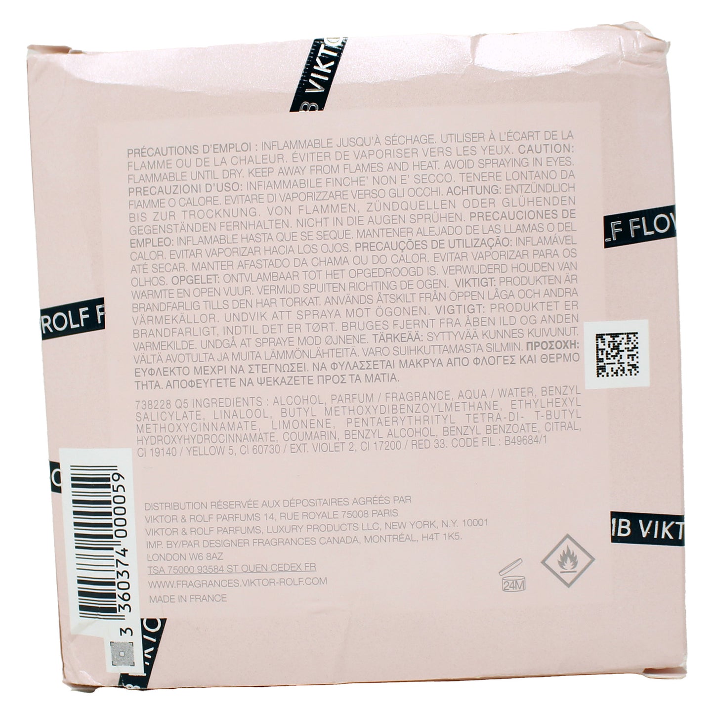 Viktor and Rolf Flowerbomb Eau De Parfum 3.4 Ounce