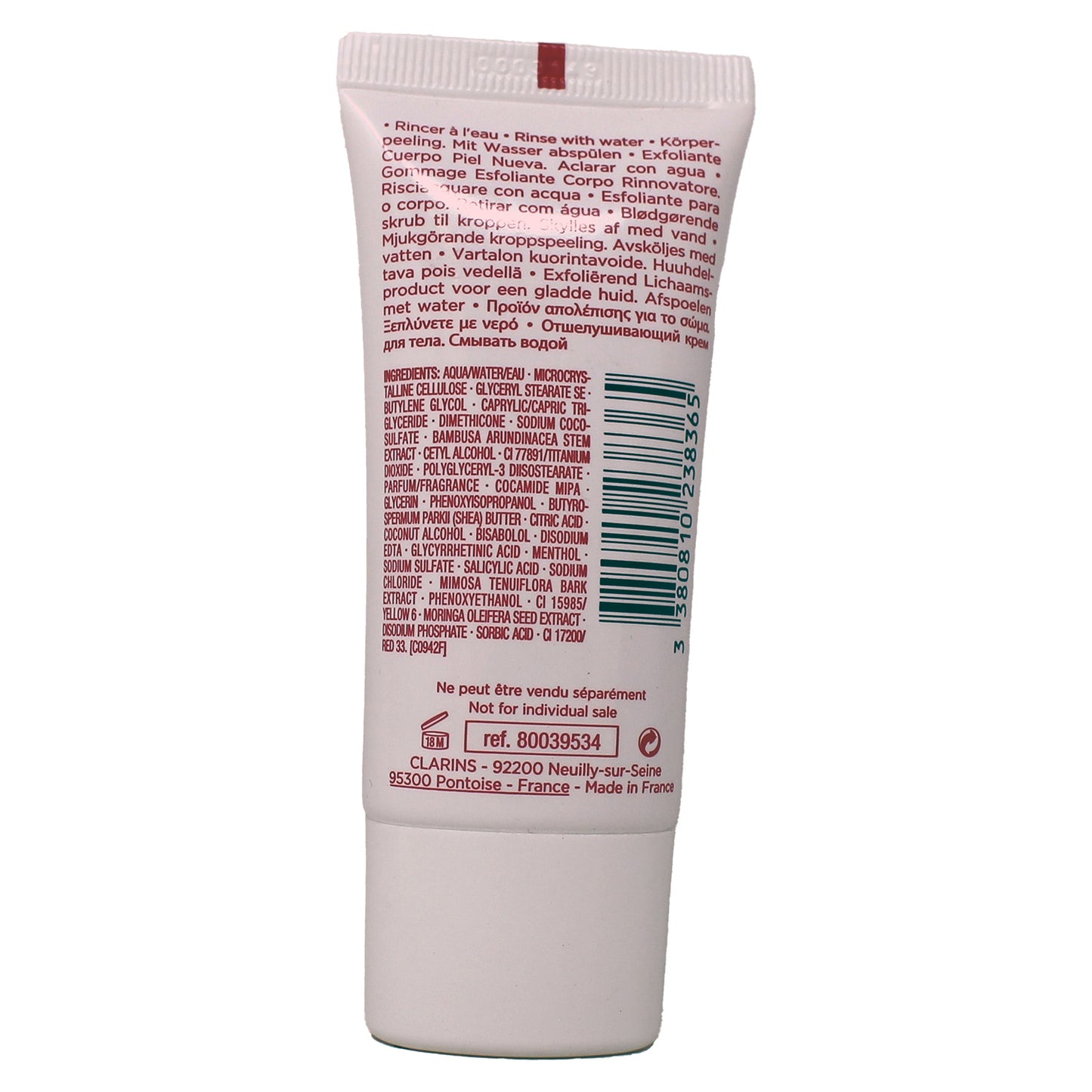 Clarins Exfoliating Body Scrub With Bamboo Powders 1 Ounce