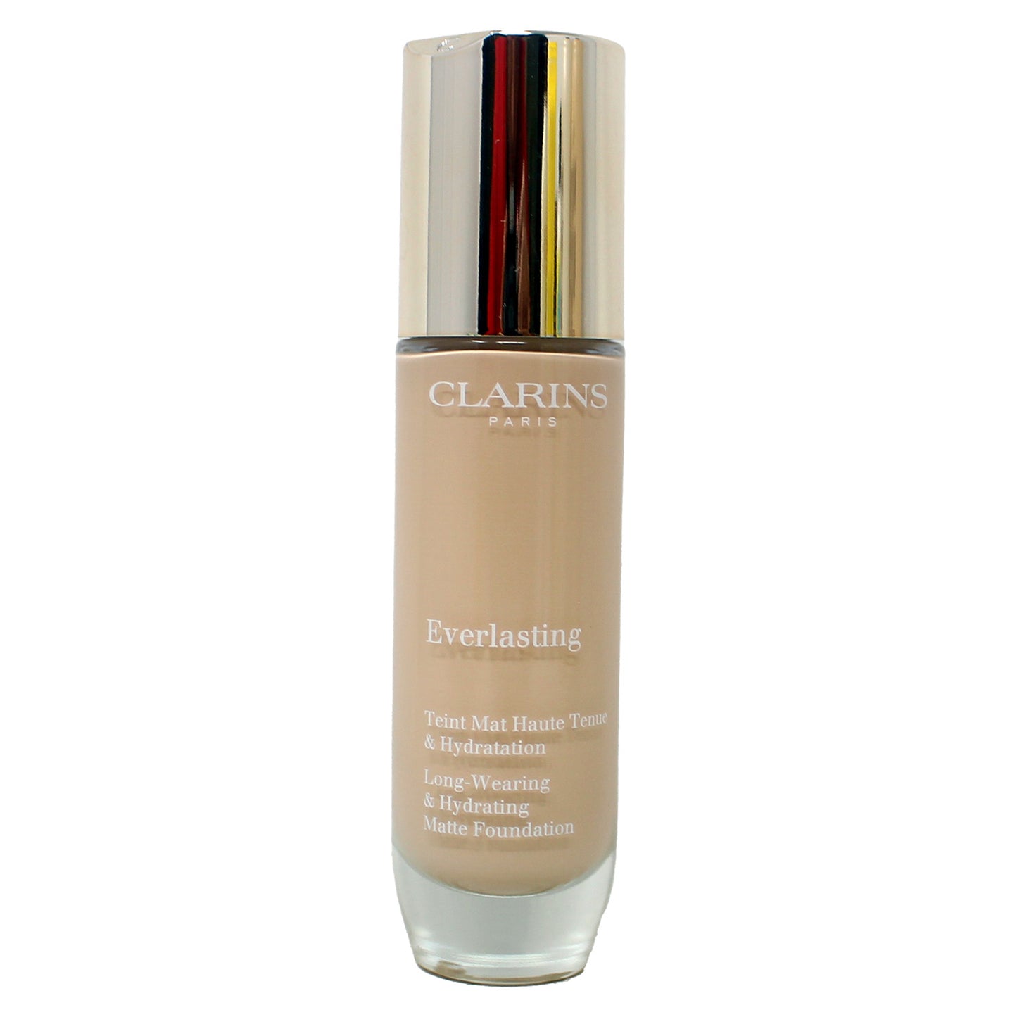 Clarins Everlasting Long-Wearing & Hydrating Matte Foundation 110.5W Tawny 1 Oz