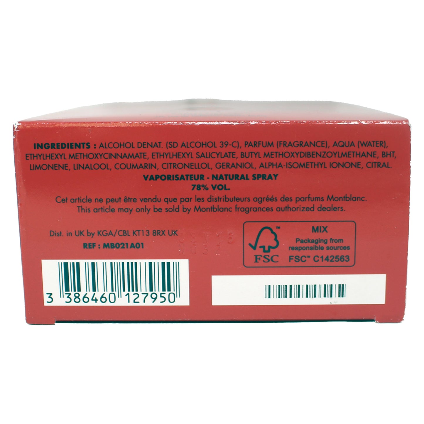 Montblanc, Legend Red, Eau De Parfum, For Men, 100 ml