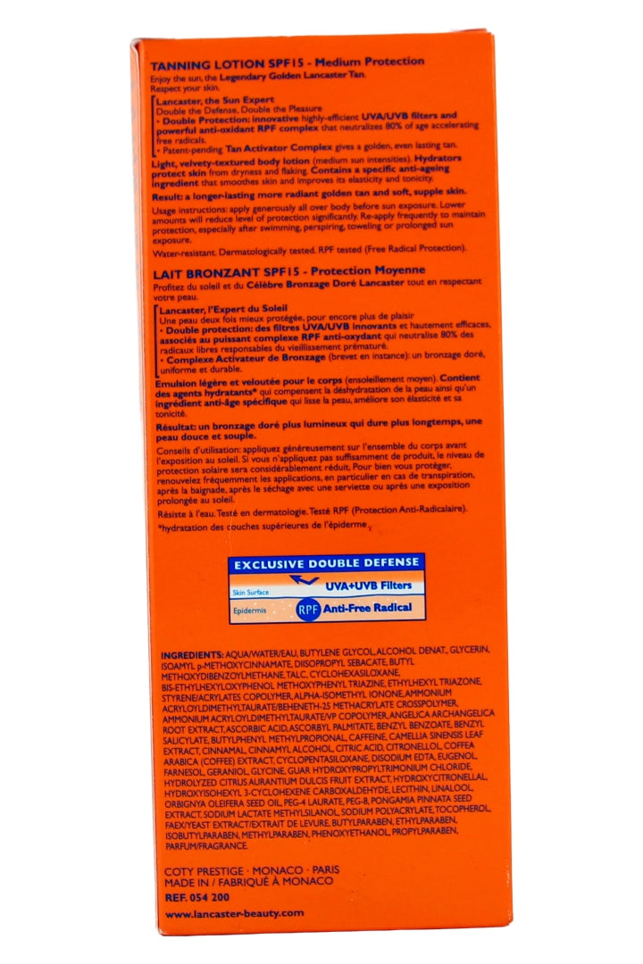 Lancaster, Sun, Self -Tanning Lotion, SPF 15, 200 ml
