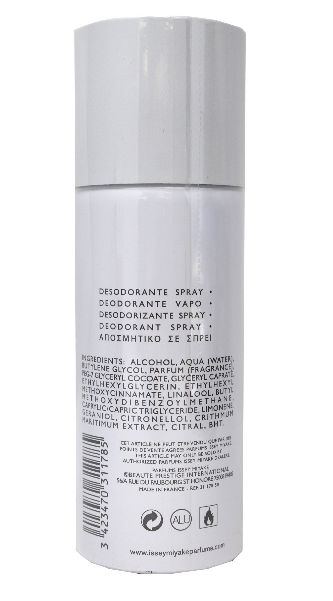 Issey Miyake L'Eau D'Issey Pour Homme Deodorant Spray 5 Ounces