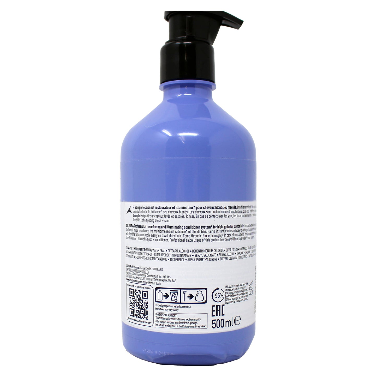 L'Oreal Professionnel Blondifier Conditioner, 16.9 Fl. Oz.