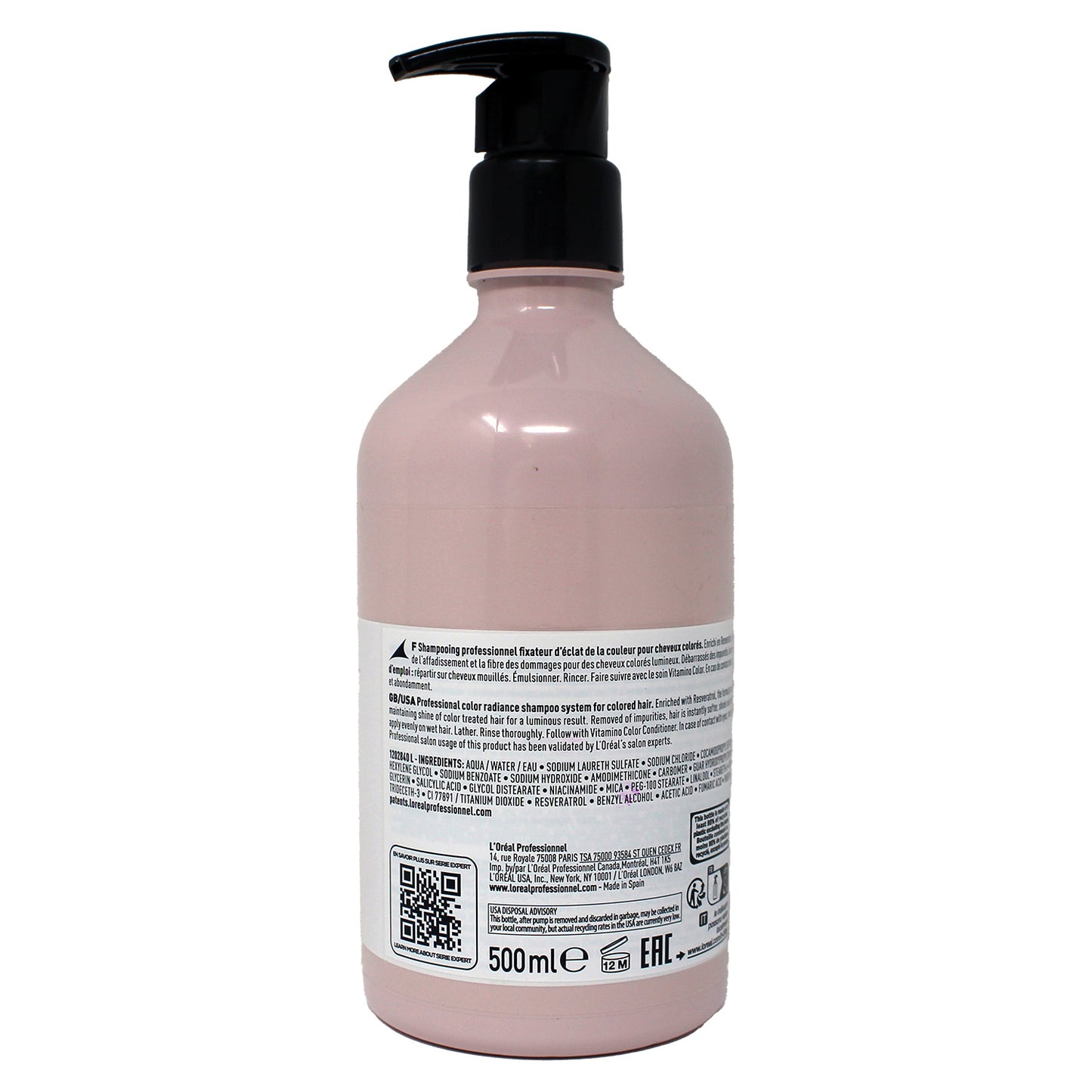 L'Oreal Professionnel Viamino Color Resveratrol Shampoo 16.9 Ounce