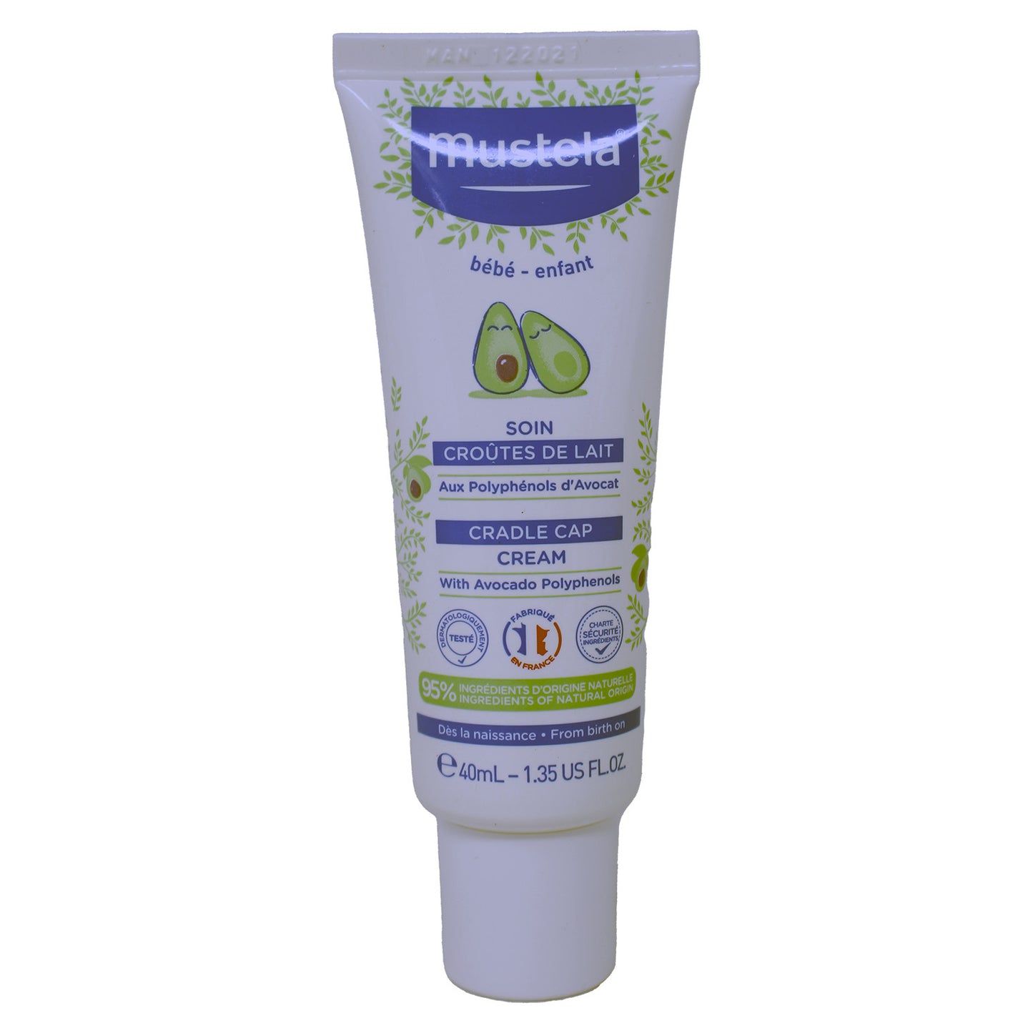 Mustela Baby Cradle Cap Cream, 1.35 Fluid Ounce