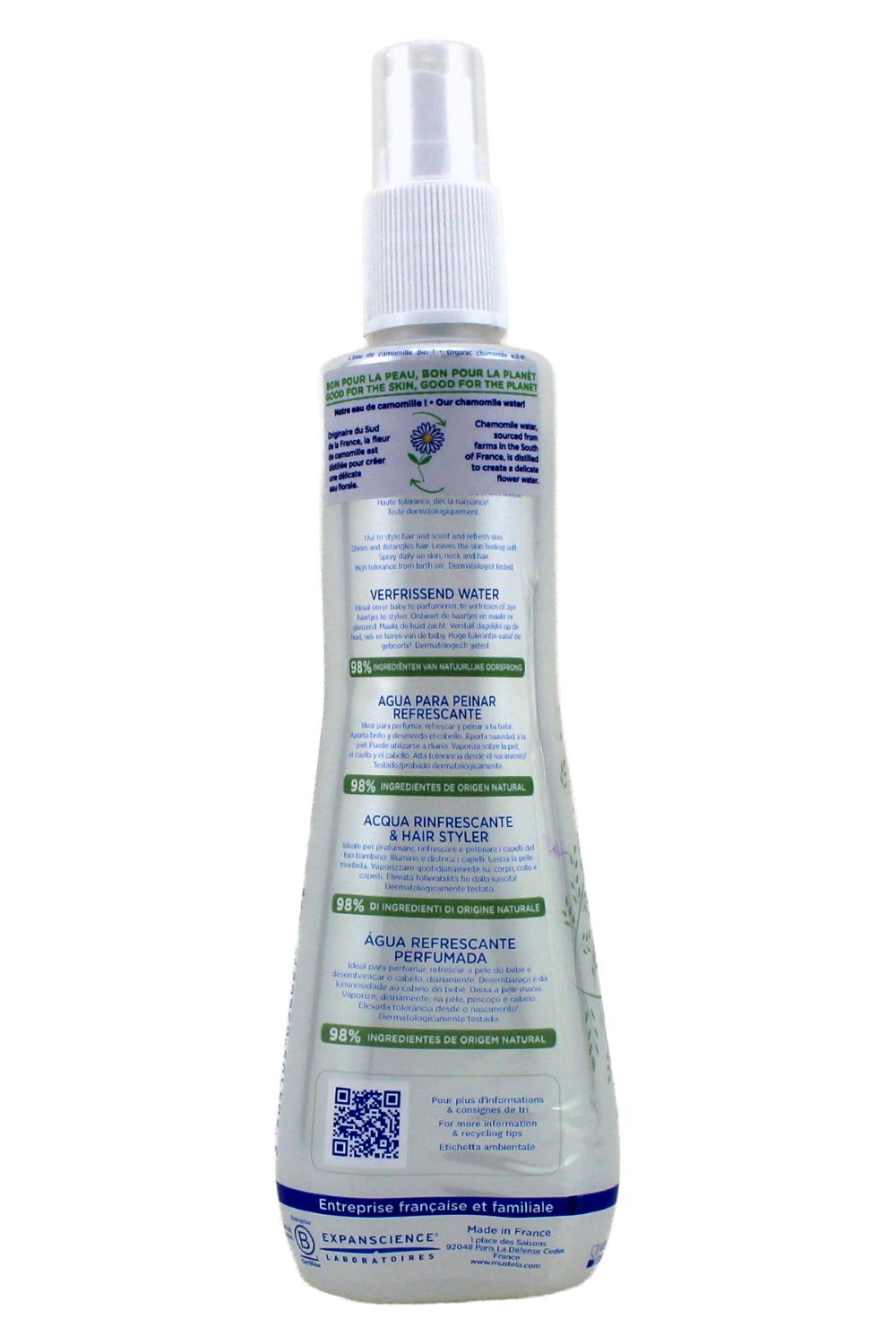 Mustela Baby Hair Styler & Skin Freshener With Chamomile Water 6.76 Ounces