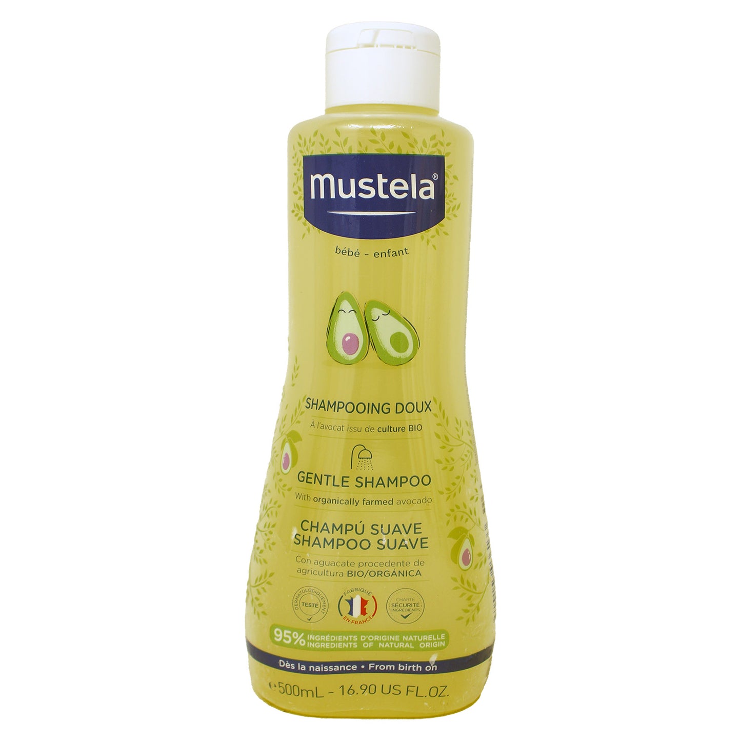 Mustela Baby Gentle Shampoo with Natural Avocado, 16.90 fl. oz.