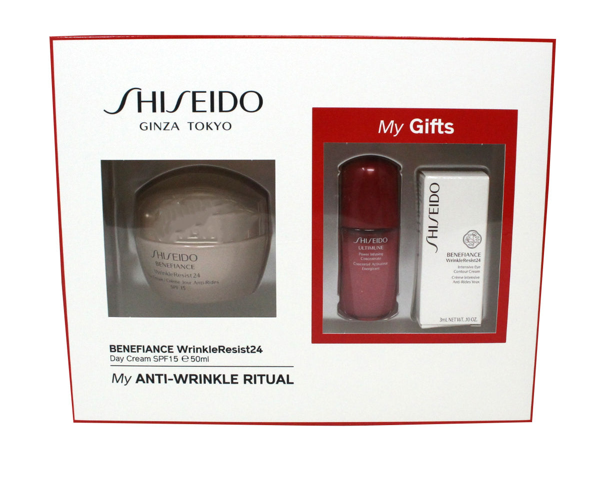 Shiseido Benefiance WrinkleResist24 Day Cream SPF15 Skincare Set