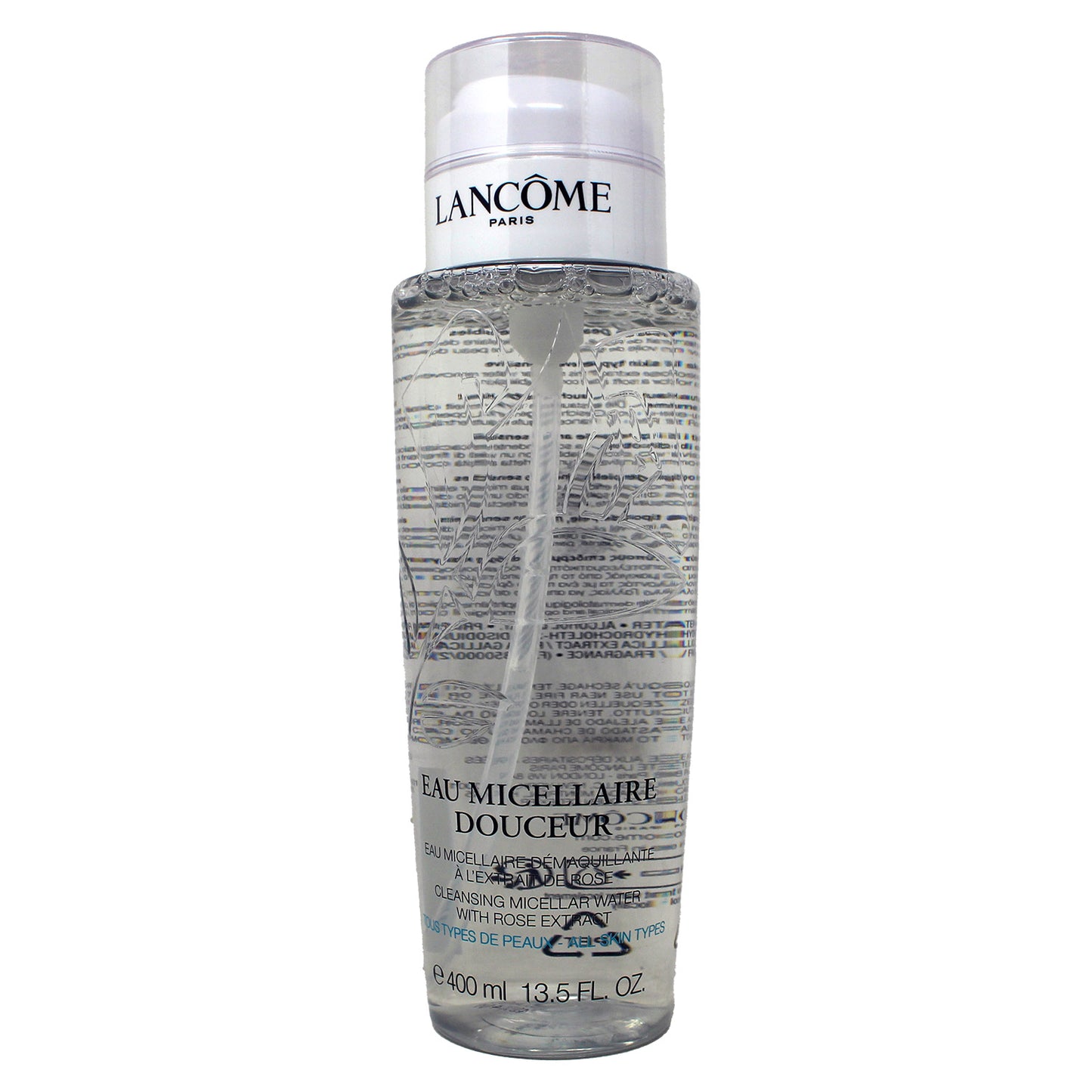 Lancome Eau Micellaire Douceur Cleansing Micellar Water with Rose Extract 13.5 Fl Ounce