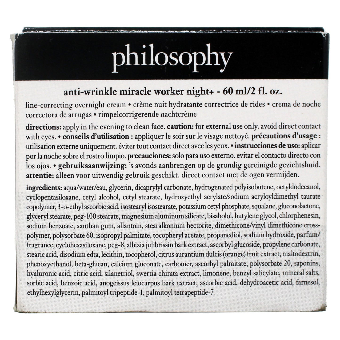 Philosophy Anti-Wrinkle Miracle Worker Overnight Cream - 2 fl oz