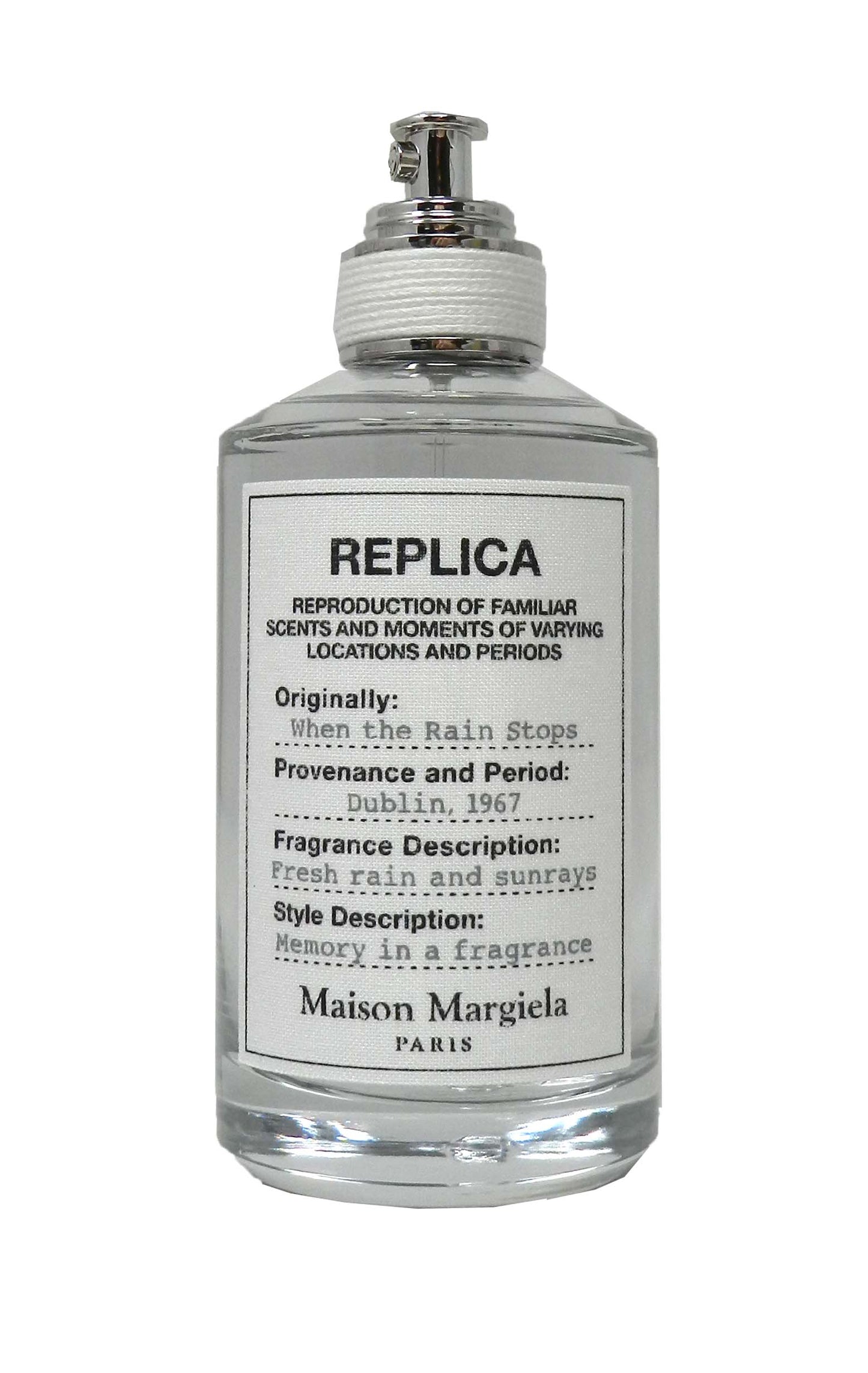 Maison Margiela Replica When The Rain Stops Eau De Toilette For Women 3.4 Ounces