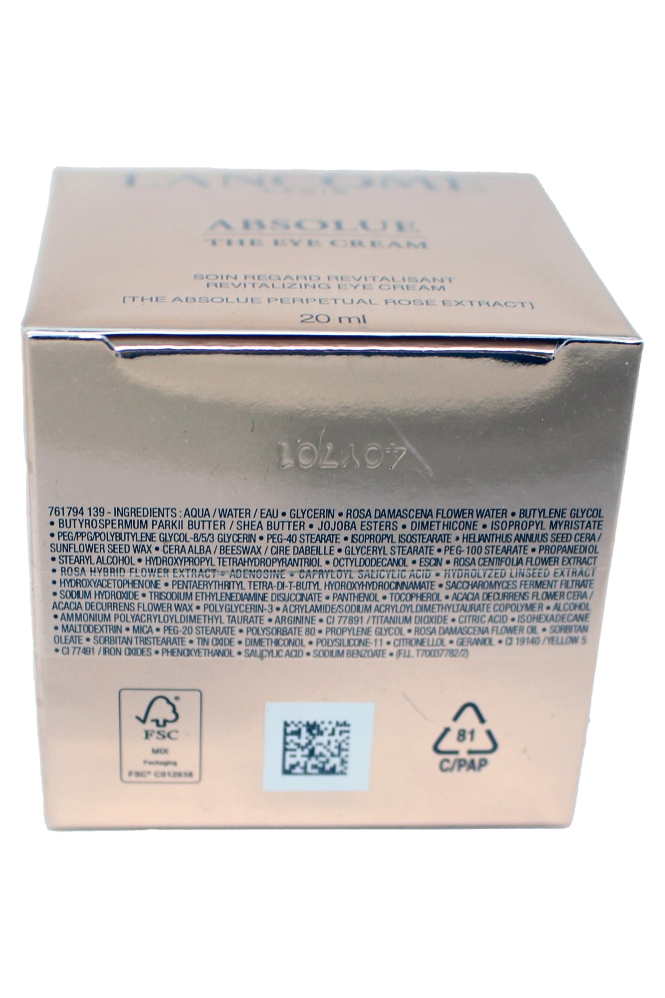 Lancome Absolue The Eye Cream 0.67 Ounces