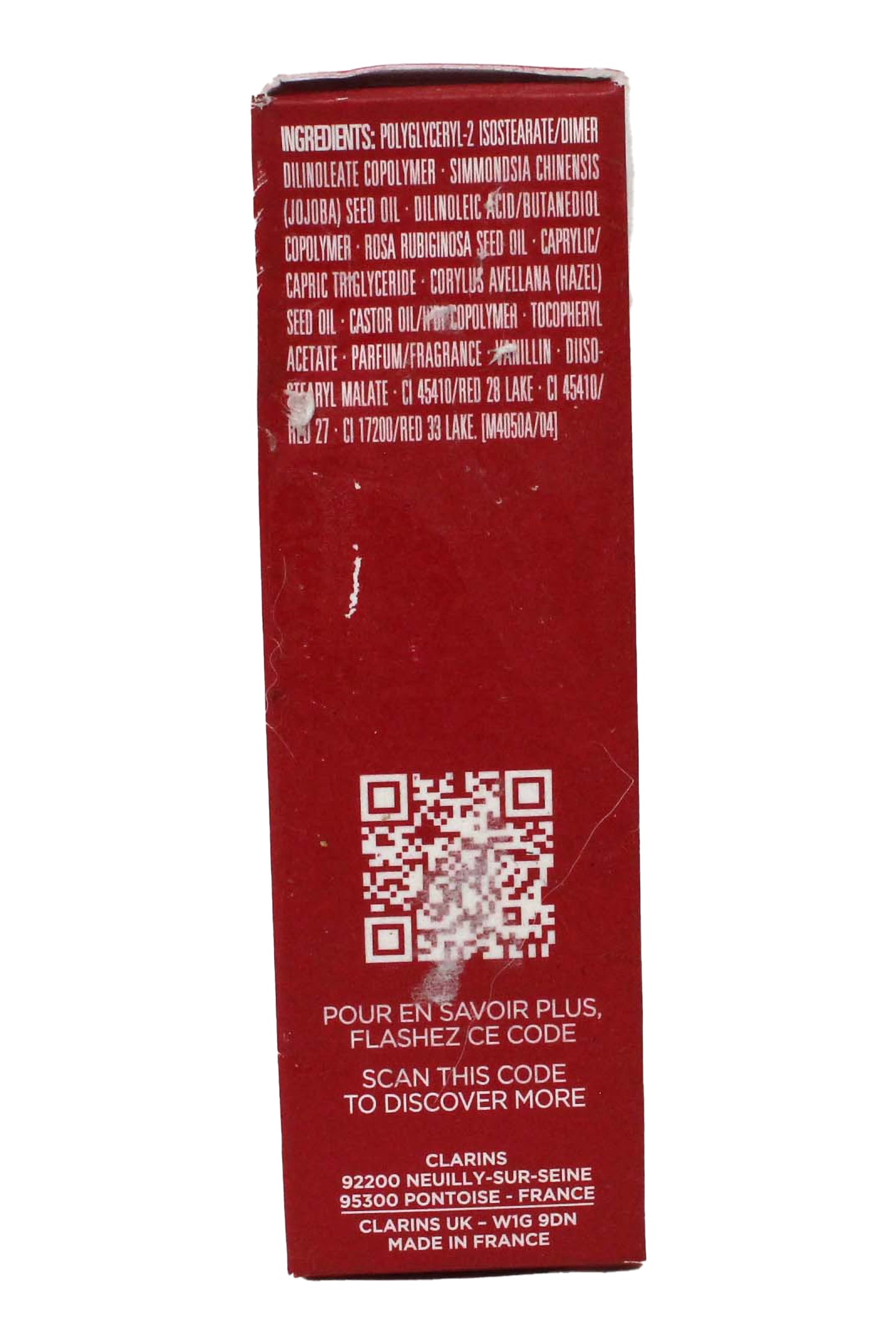 Clarins Lip Comfort Oil Soothes Lip Gloss 04 Pitaya 0.2 Ounce