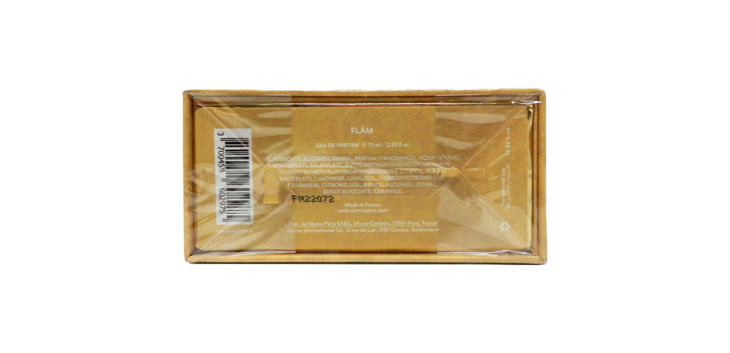 Memo Paris Flam Eau De Parfum 2.53 Ounces
