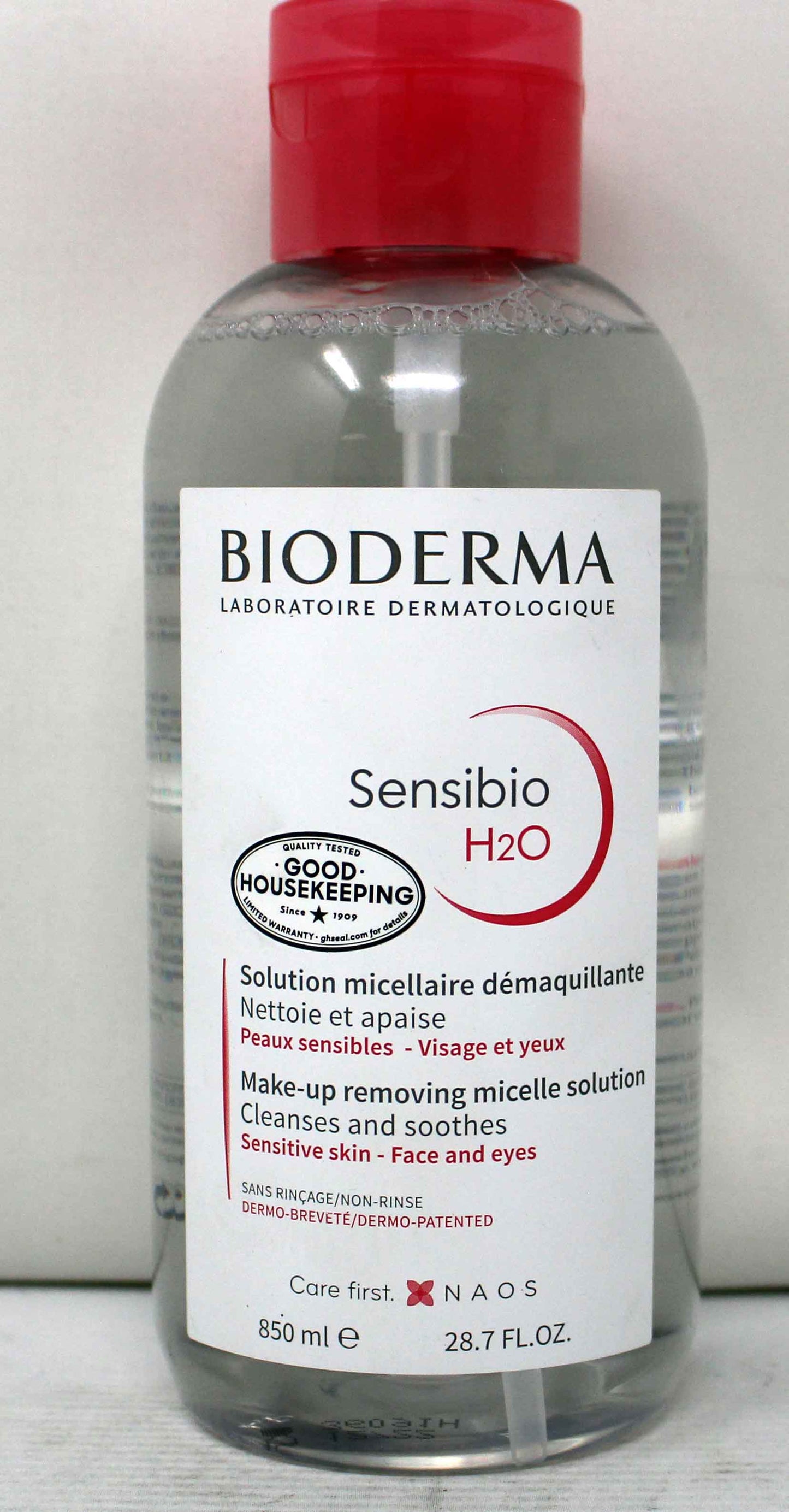 Bioderma Sensibio H2O Makeup Removing Miceller Solution 28.7 Ounce