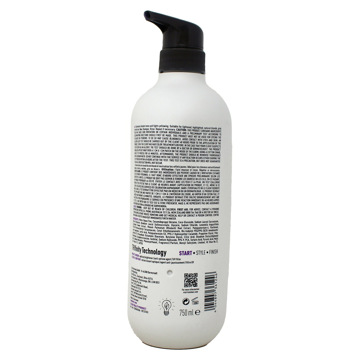 KMS Colorvitality Blonde Purple Shampoo, 25.3 oz
