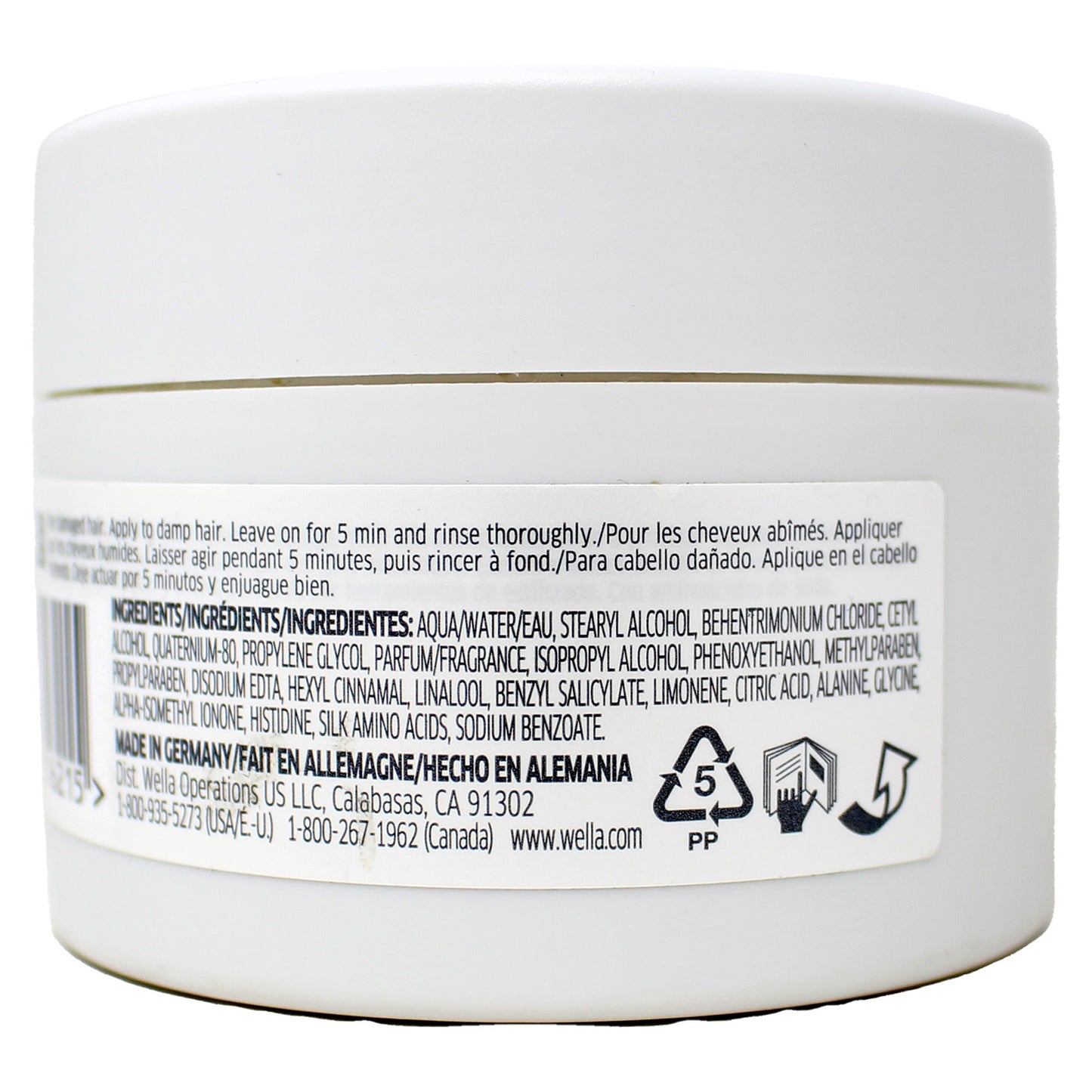 Wella Professionals Fusion Intense Repair Mask 5 Ounces