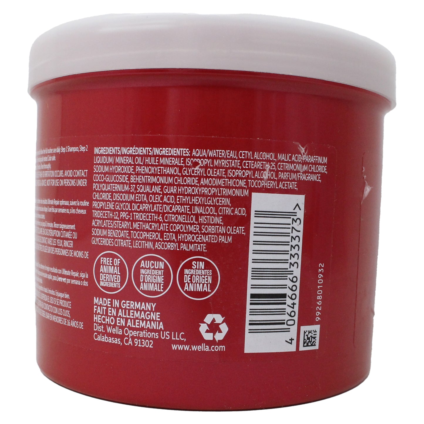 Wella Professionals ULTIMATE REPAIR Conditioner Step 2 , 16.90 Ounces