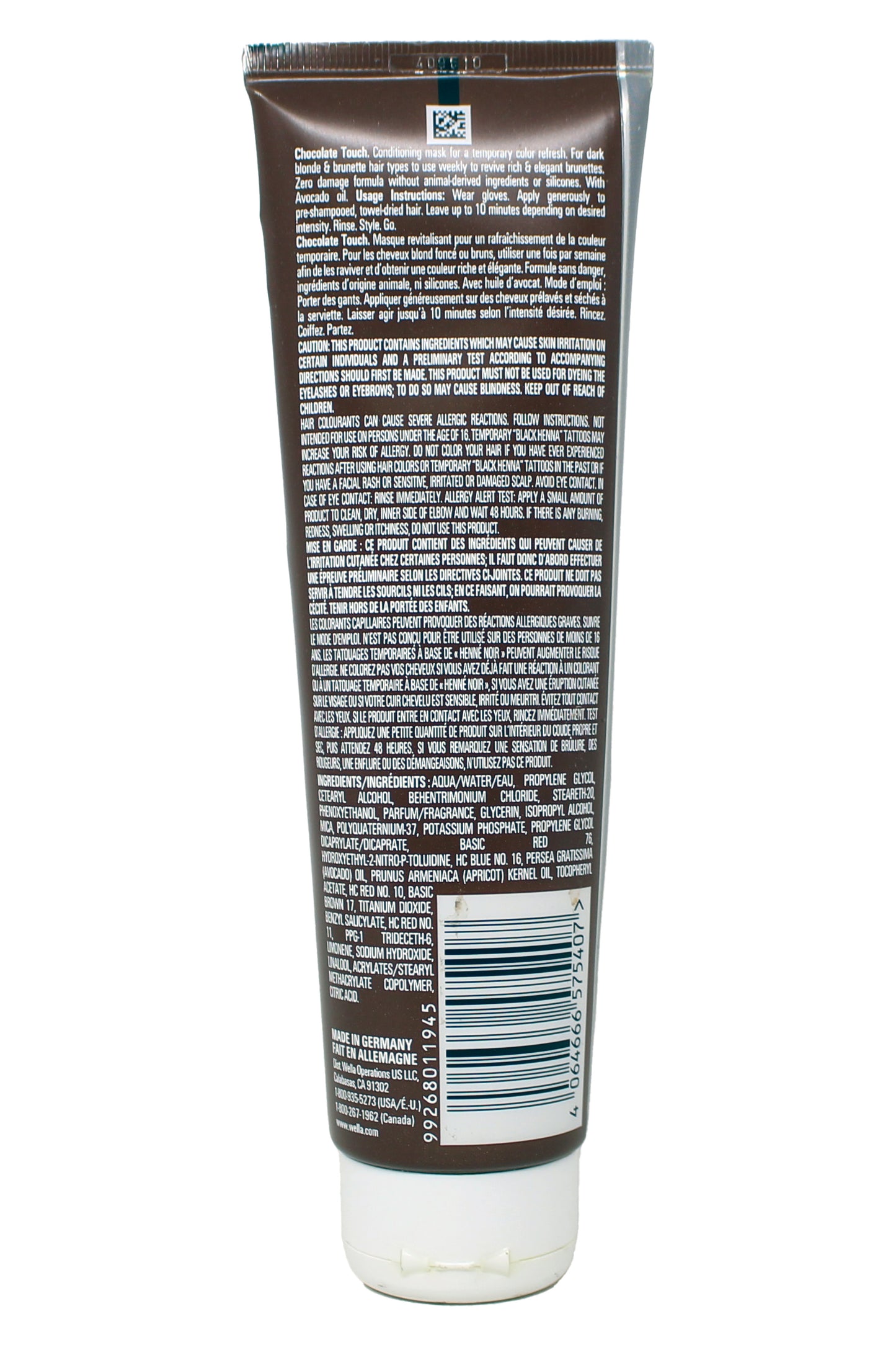 Wella Professionals Color Fresh Mask Chocolate Touch 5 Ounces