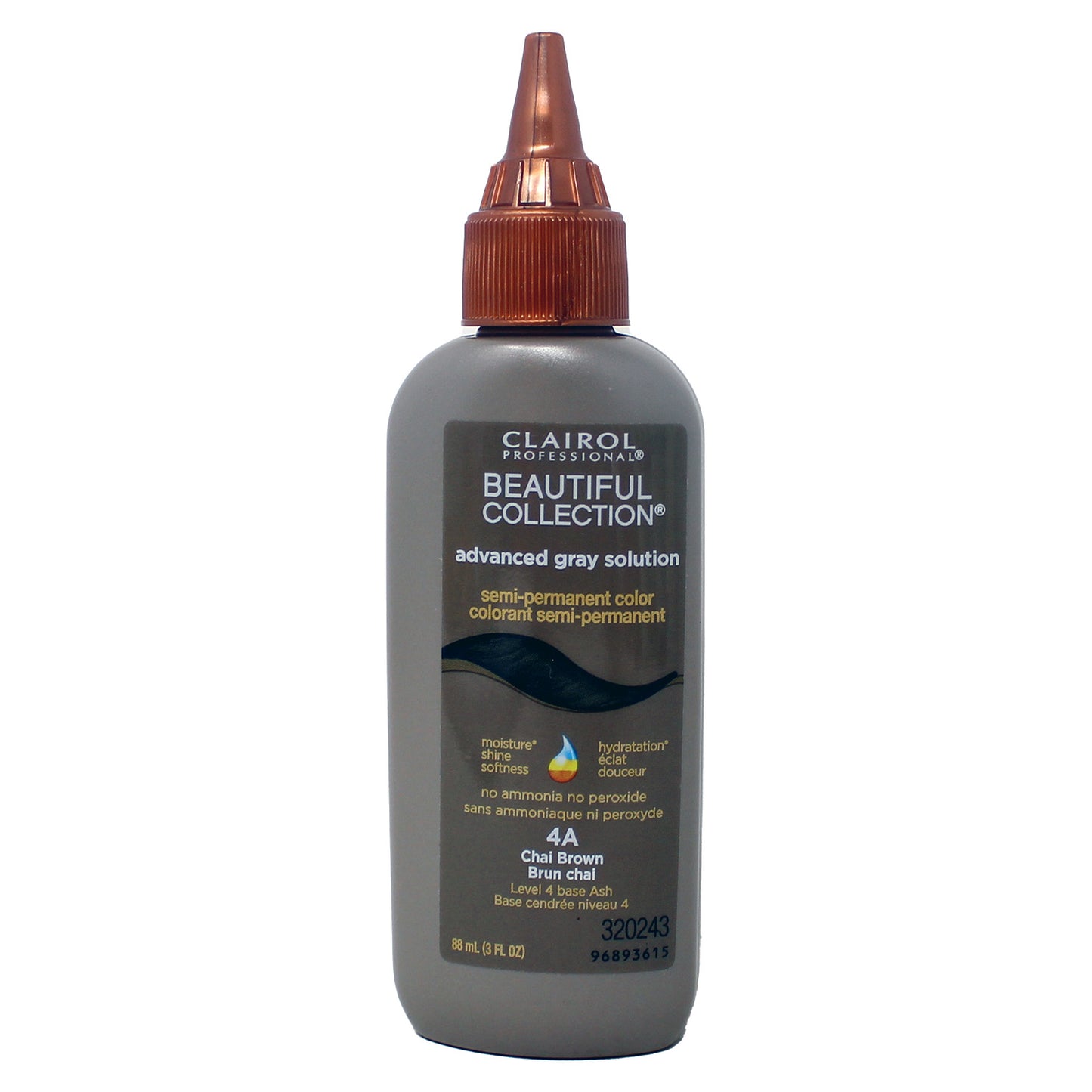 Clairol Professional Advanced Gray Solutions 4A Chai Brown, 3 oz