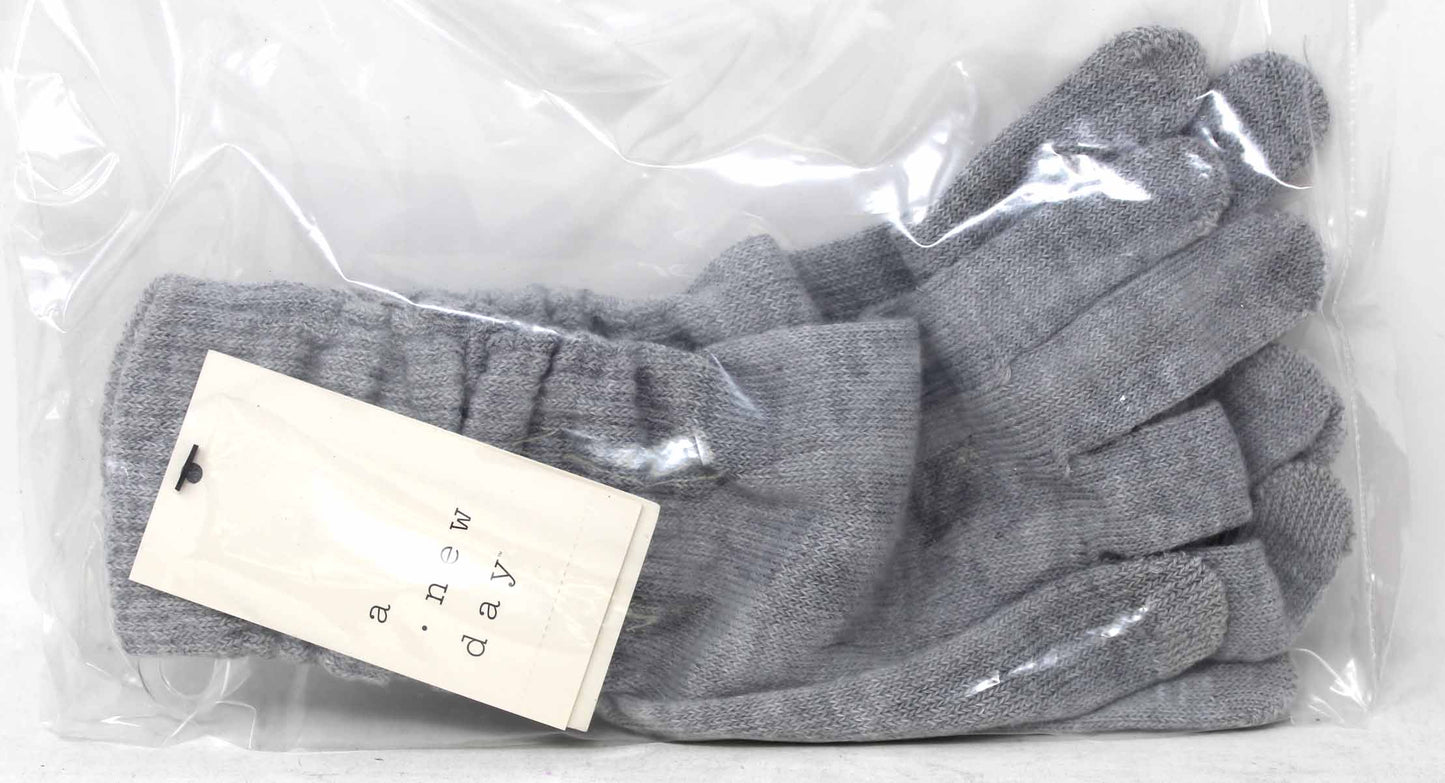 A New Day Hybrid Heather Grey Mittens 1 Count