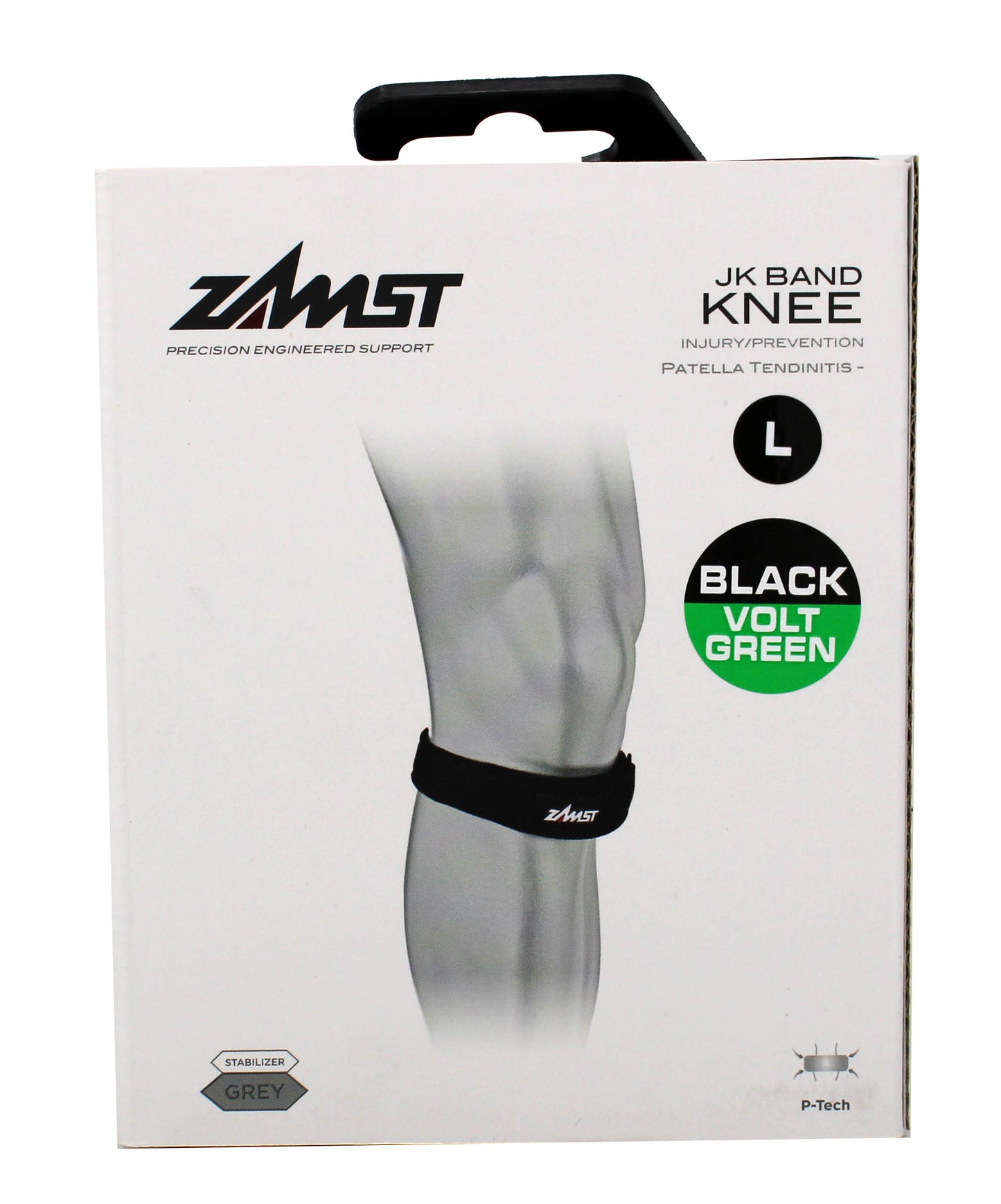 Zamst JK Band Knee Support Brace Large Volt Green