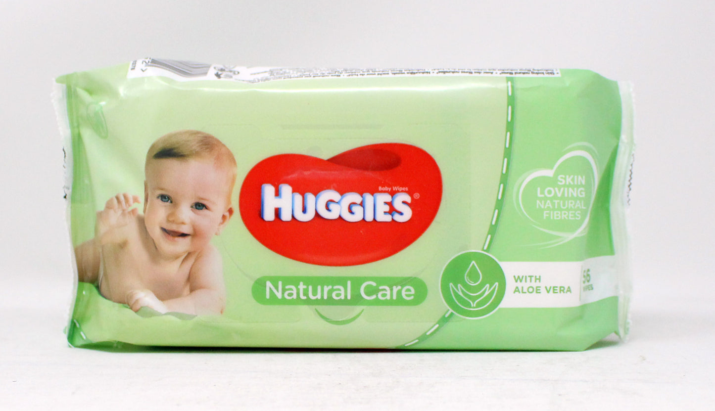 Huggies Natural Care with Aloe Vera Baby Wipes 56 Count, Pack of 10