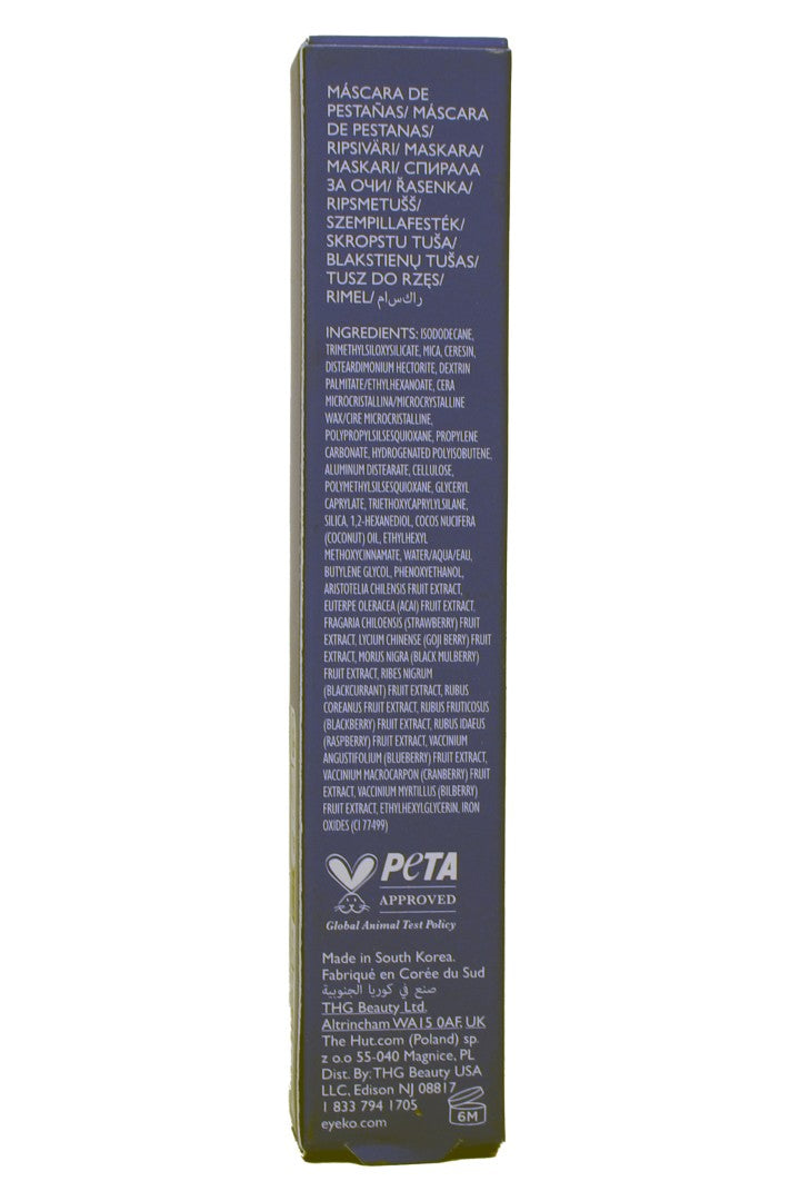 Eyeko Beach Waterproof Mascara Volume & Lift Black 0.27 Ounces