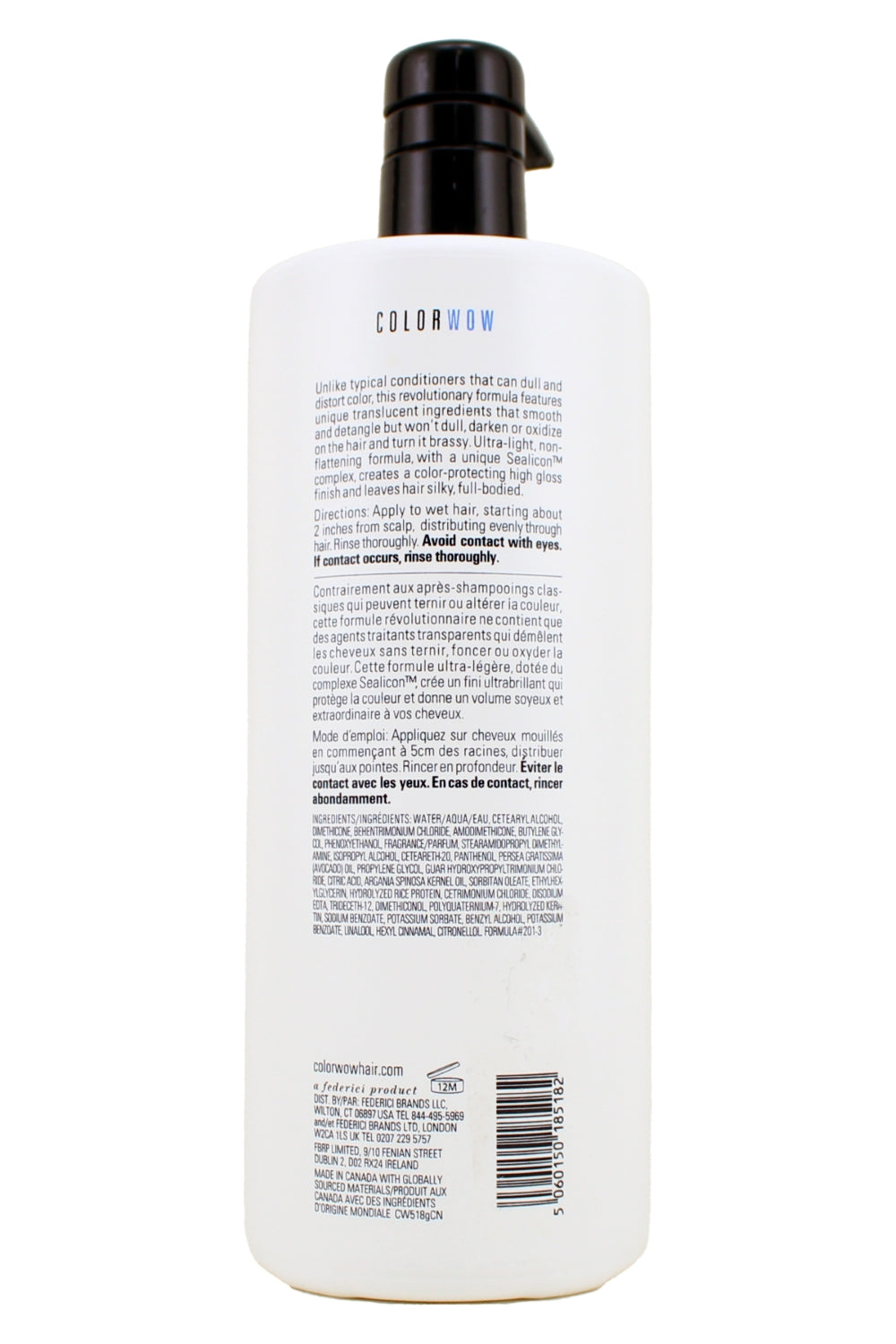 Color Wow Color Security Conditioner For Normal To Thick Hair 32 Fl Ounces