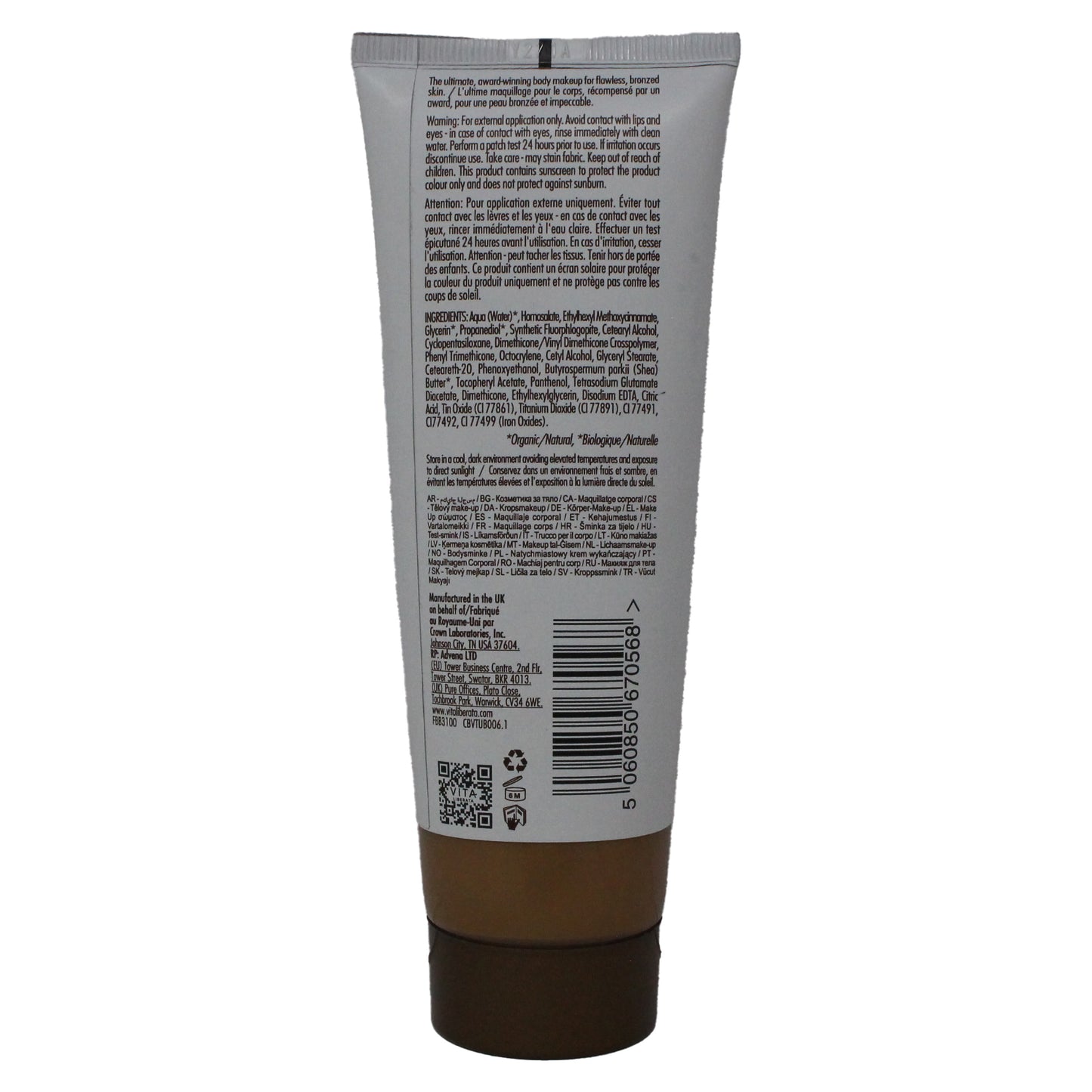 Vita Liberata Body Blur Leg & Body Perfecting Foundation Medium 3.38 Ounces