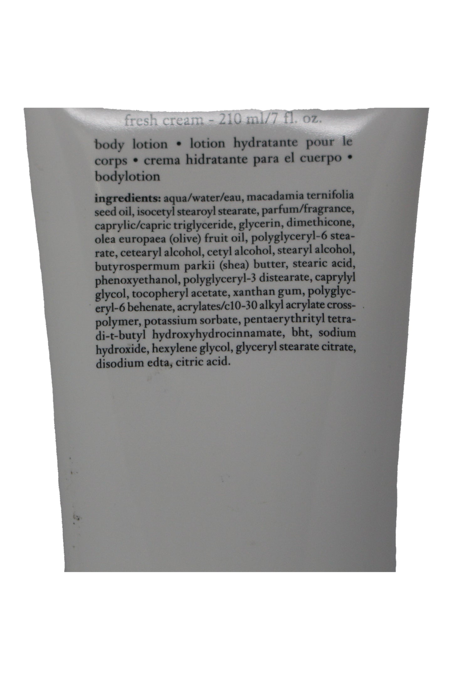 Philosophy Fresh Cream Body Lotion 7 Ounces