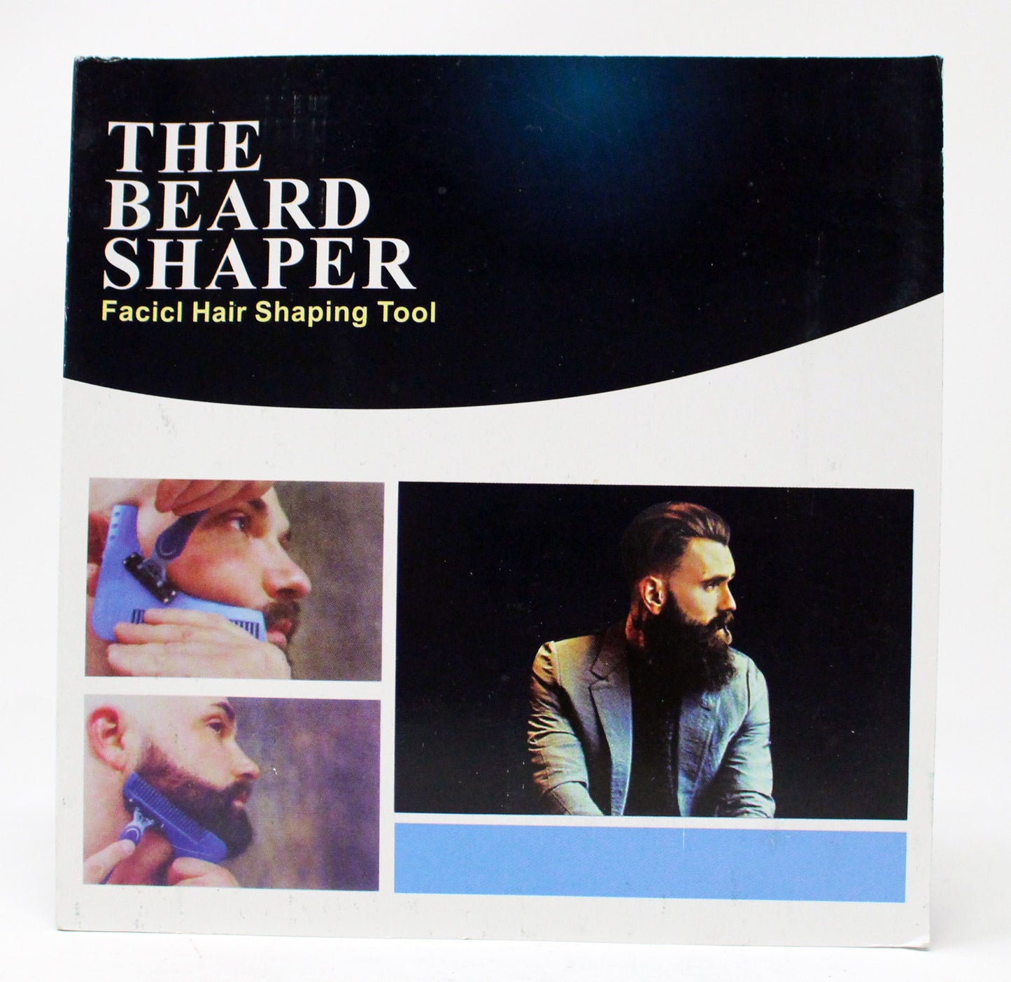 The Beard Bro Beard Shaping 7 in 1 Tool Blue